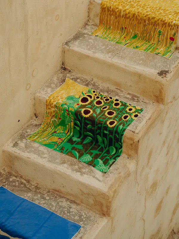 LE FOULARD PAYSAGE - TOURNESOL made by Mii Collection