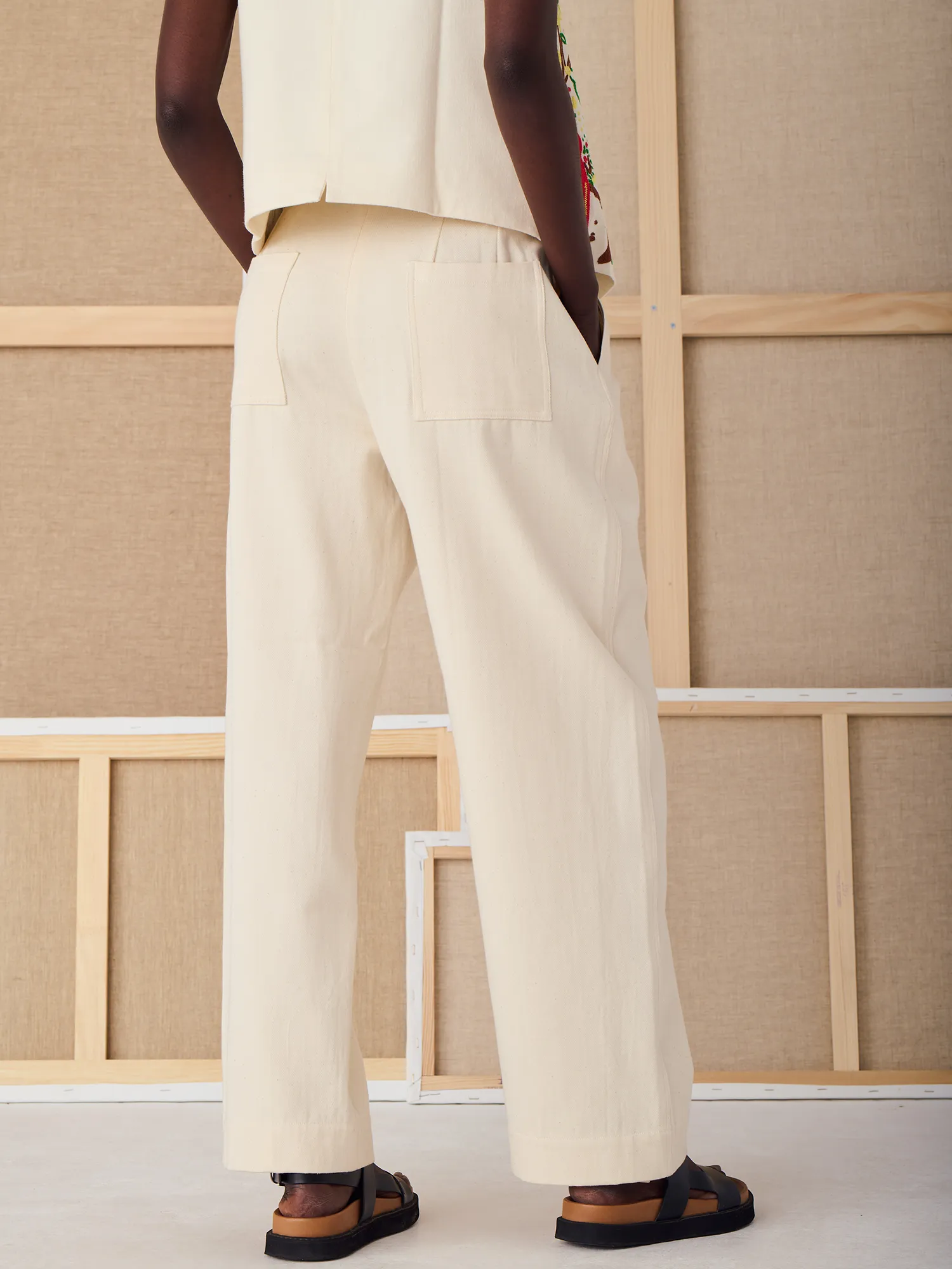LE PANTALON MITI - LA TOILE BLANCHE sold by Mii Collection product image thumbnail 3