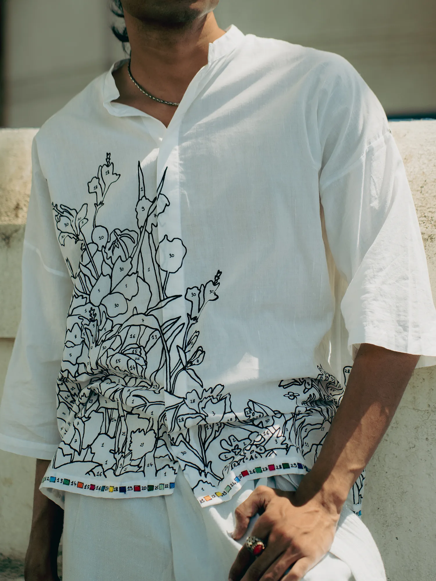 LE KAFTAN FUMI - COLORIAGE sold by Mii Collection product image thumbnail 2