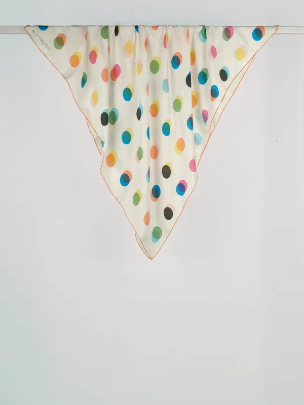 LE FOULARD NUANCIER A POIS made by Mii Collection