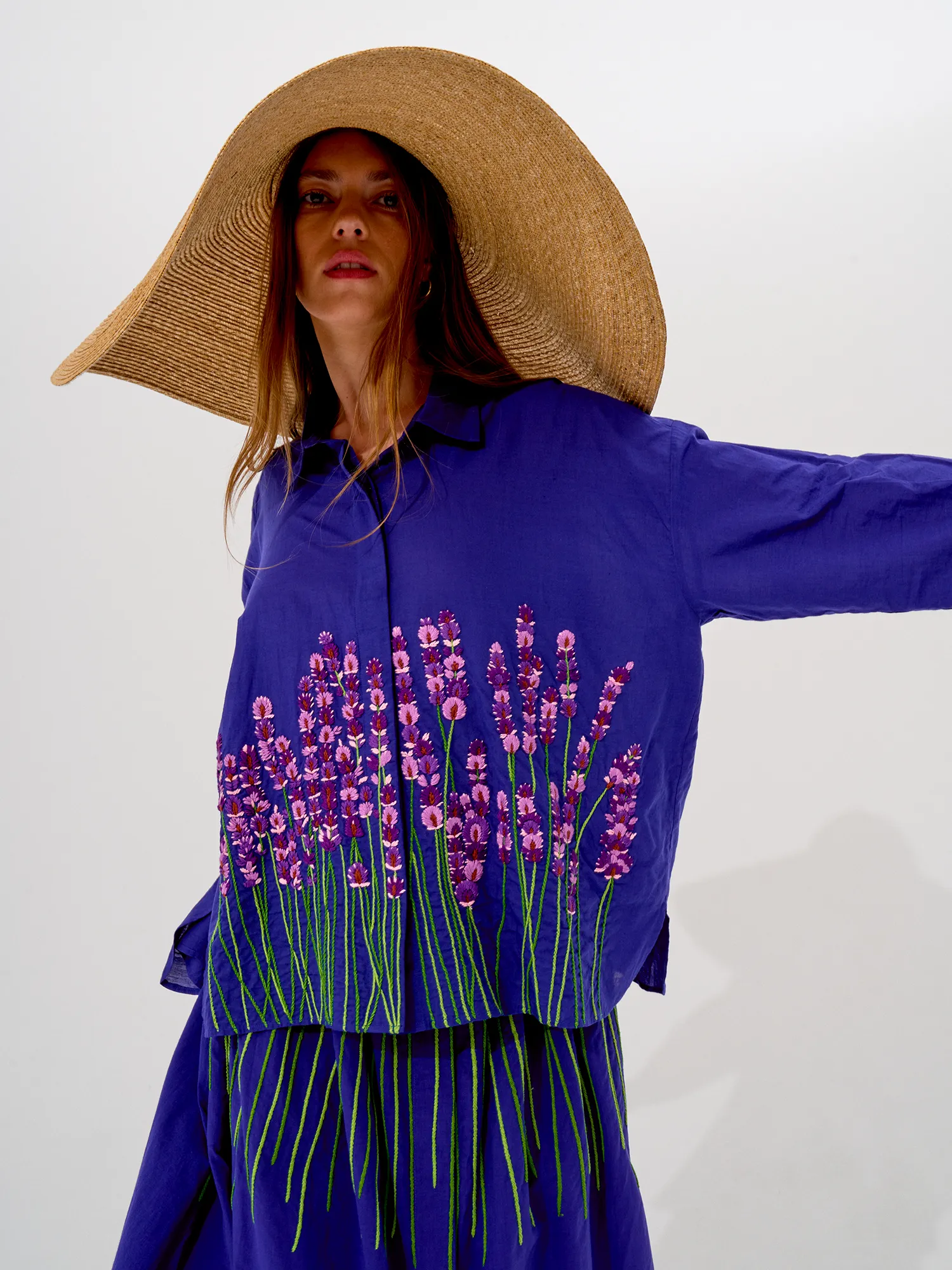 LA CHEMISE GRETA - LAVANDE sold by Mii Collection product image thumbnail 2