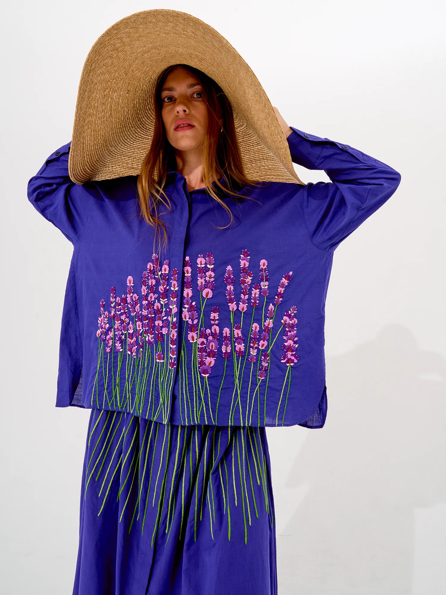 LA CHEMISE GRETA - LAVANDE sold by Mii Collection product image thumbnail 5