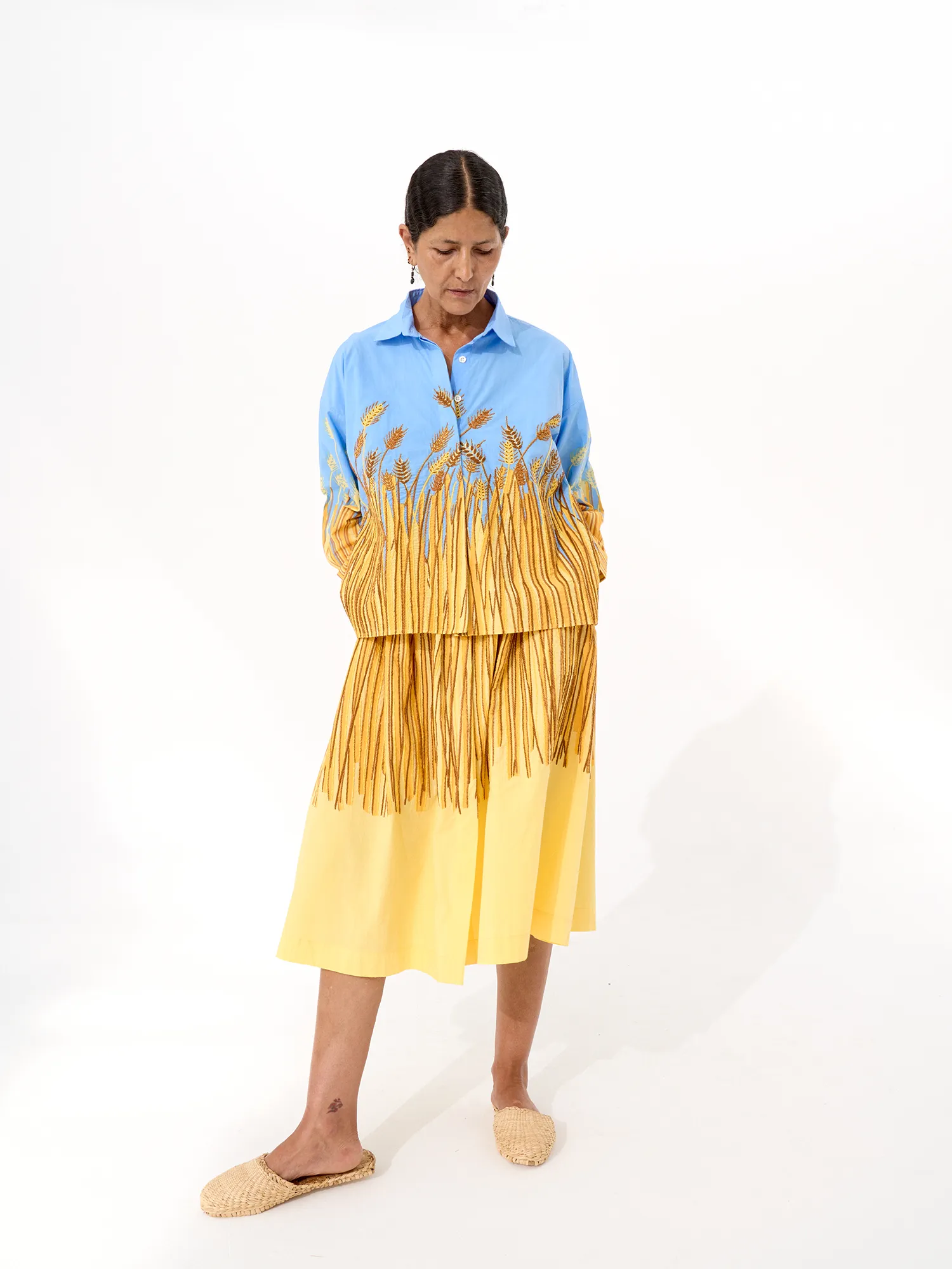 LA JUPE MONA - BLÉ sold by Mii Collection product image thumbnail 3