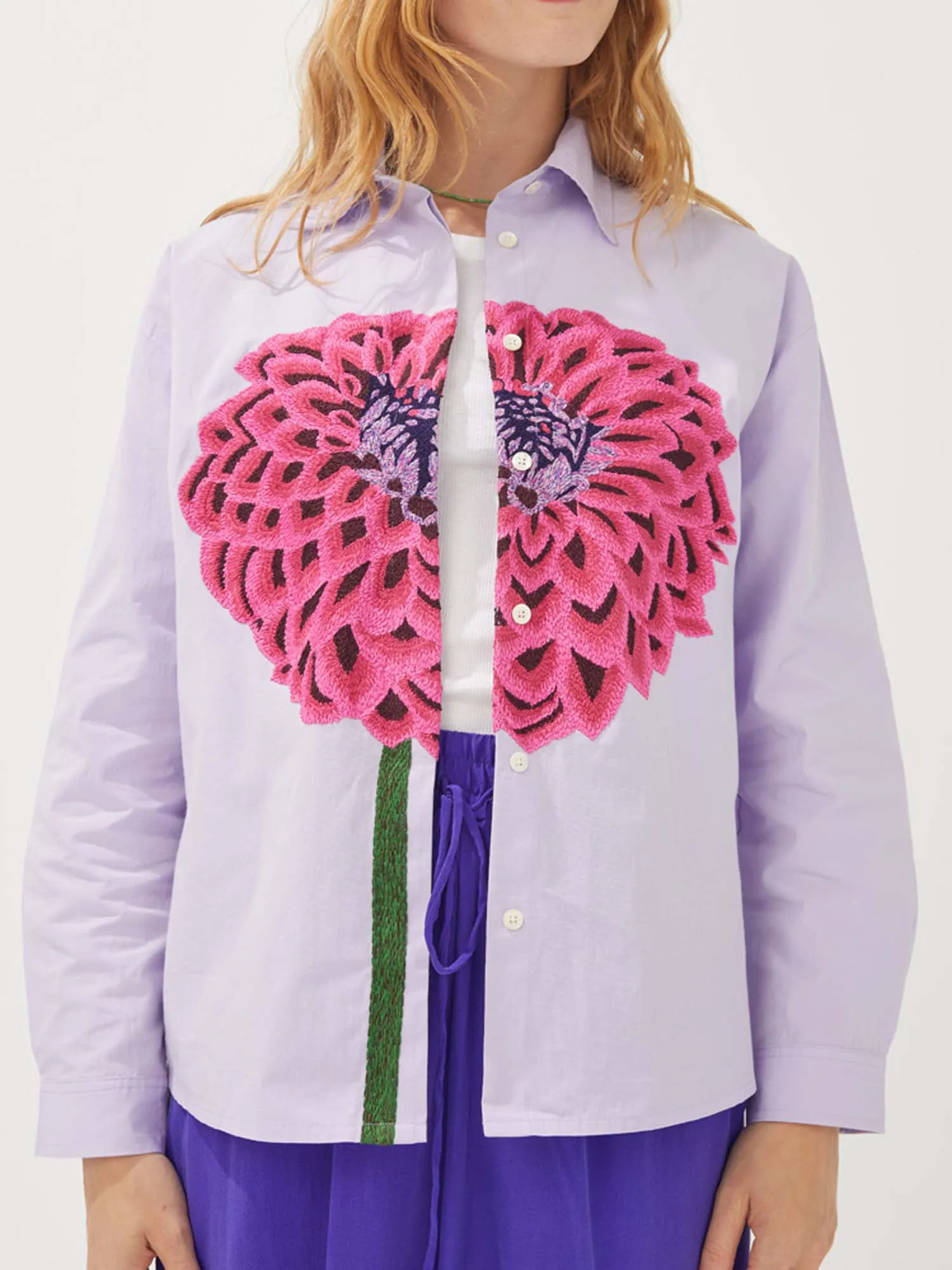 LA CHEMISE ALMA - LE DAHLIA sold by Mii Collection product image thumbnail 5