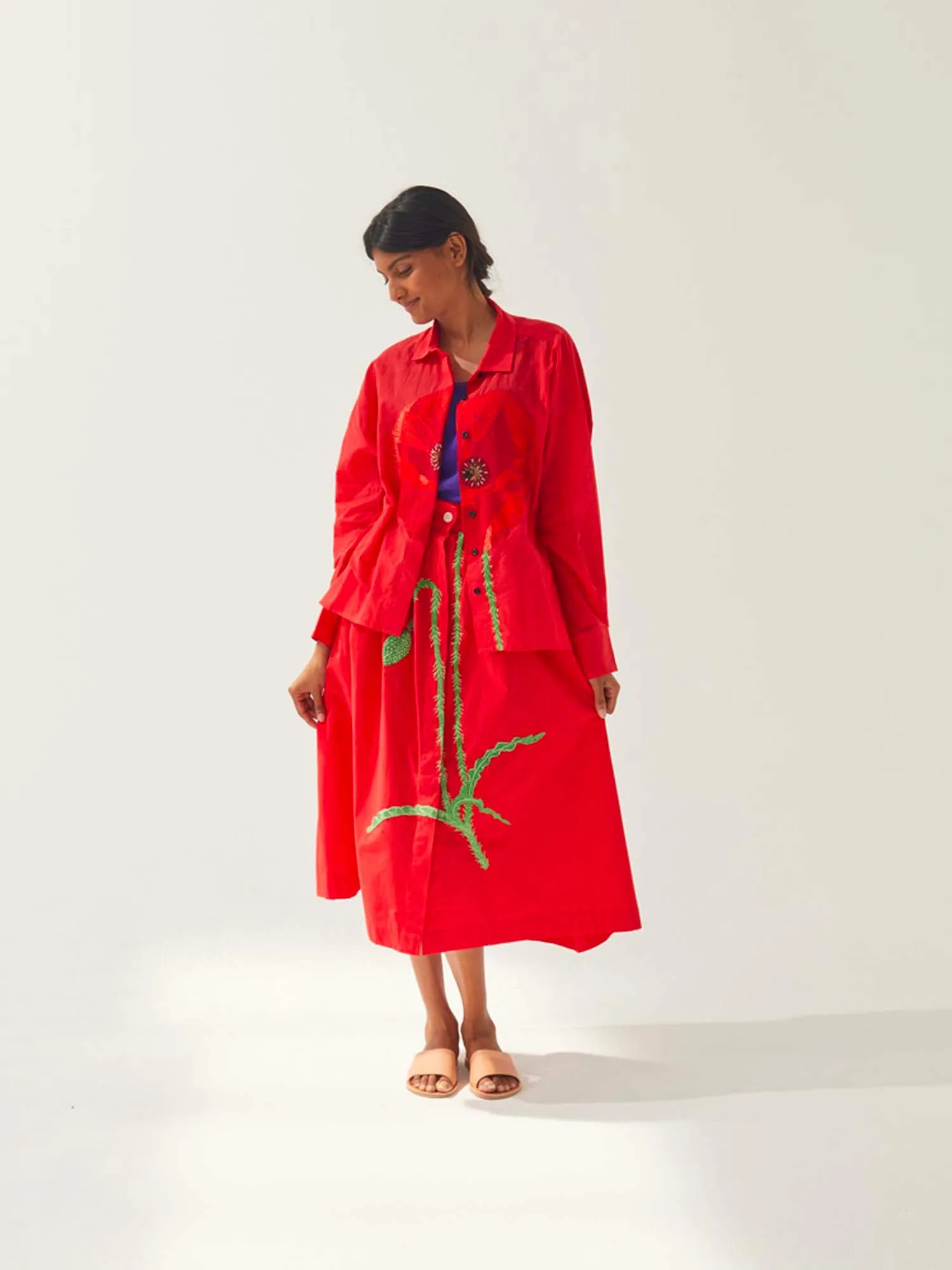 LA CHEMISE GRETA - LE COQUELICOT sold by Mii Collection product image thumbnail 3