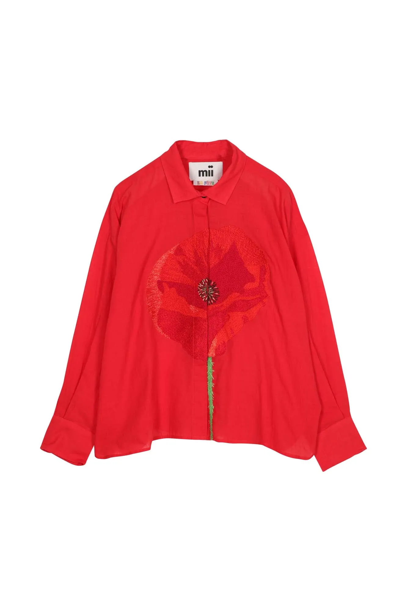 LA CHEMISE GRETA - LE COQUELICOT sold by Mii Collection product image thumbnail 5
