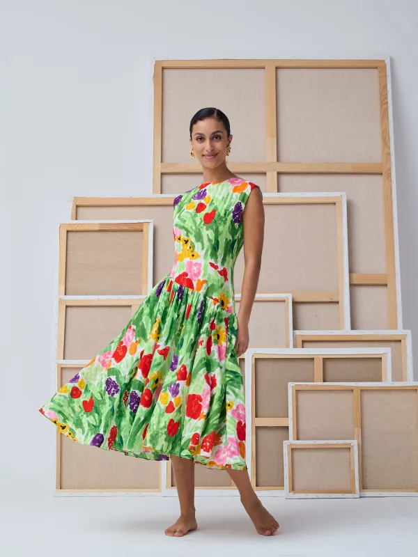 LA ROBE YOUNA - TAPIS DE FLEURS made by Mii Collection