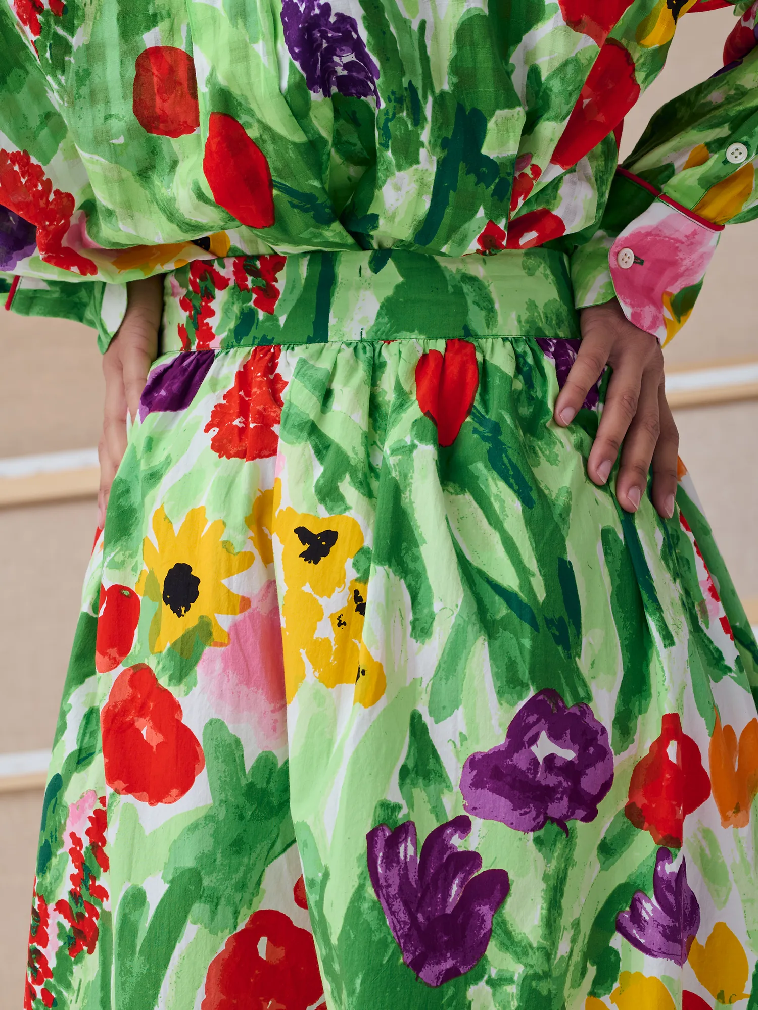 LA JUPE MONA - TAPIS DE FLEURS sold by Mii Collection product image thumbnail 3