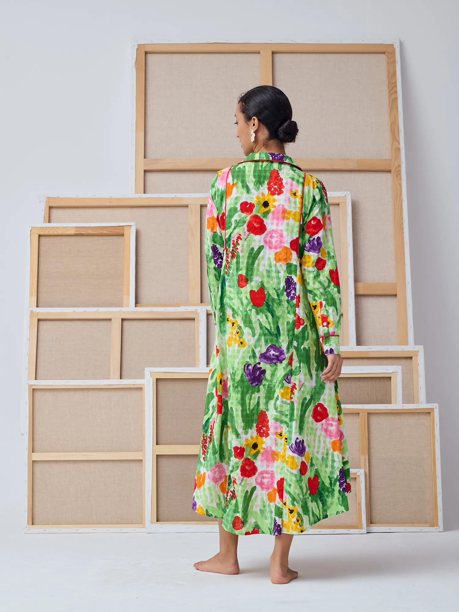 LA DJELLABA STELLA - TAPIS DE FLEURS sold by Mii Collection product image thumbnail 2