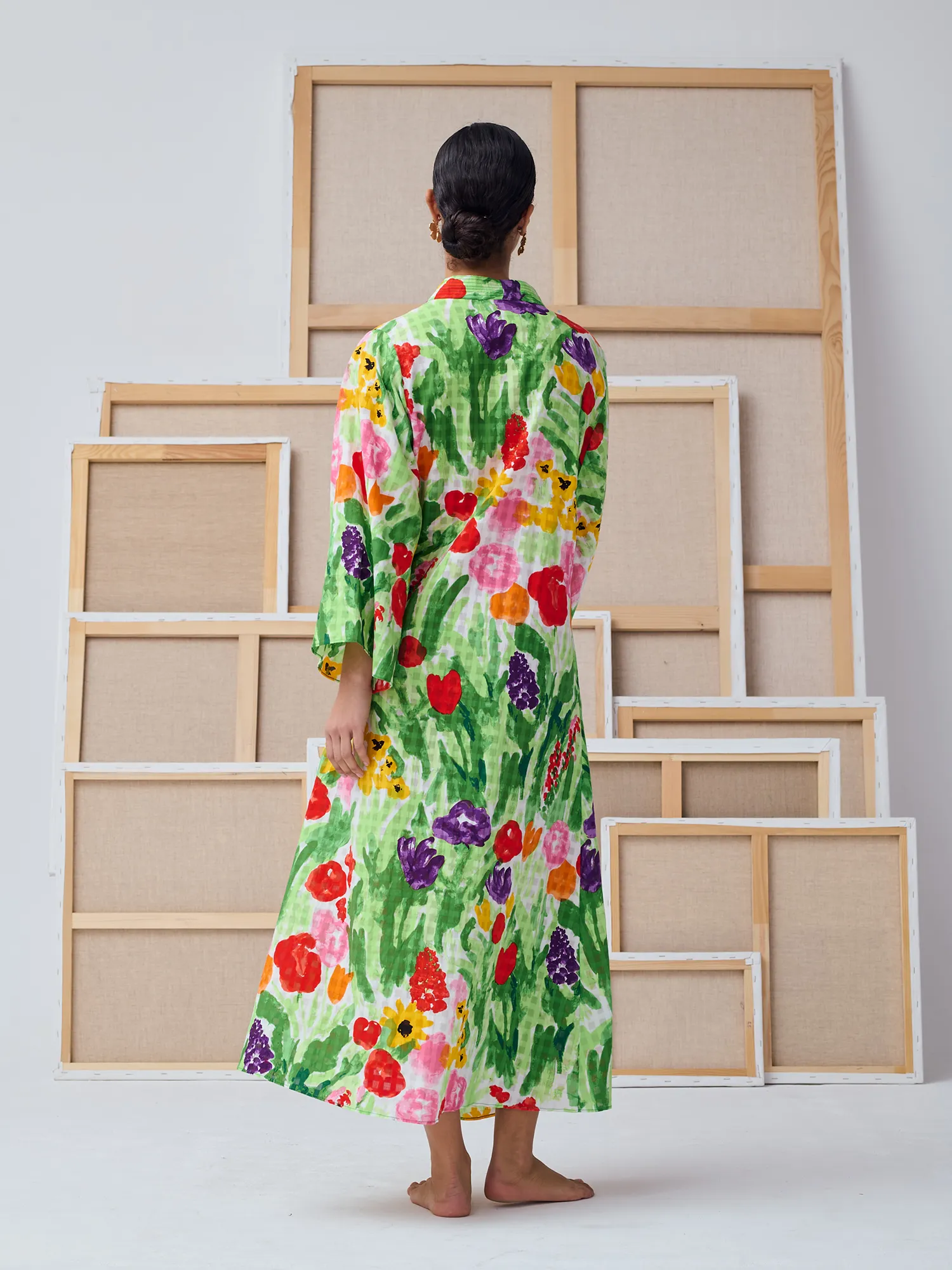 LE KIMONO KEIKO - TAPIS DE FLEURS sold by Mii Collection product image thumbnail 2