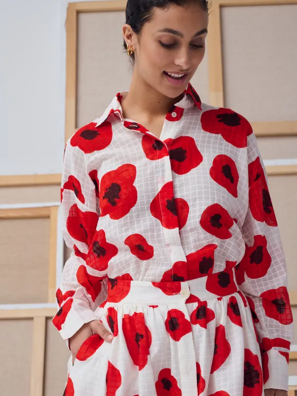 LA CHEMISE GRETA - THE POPPY sold by Mii Collection