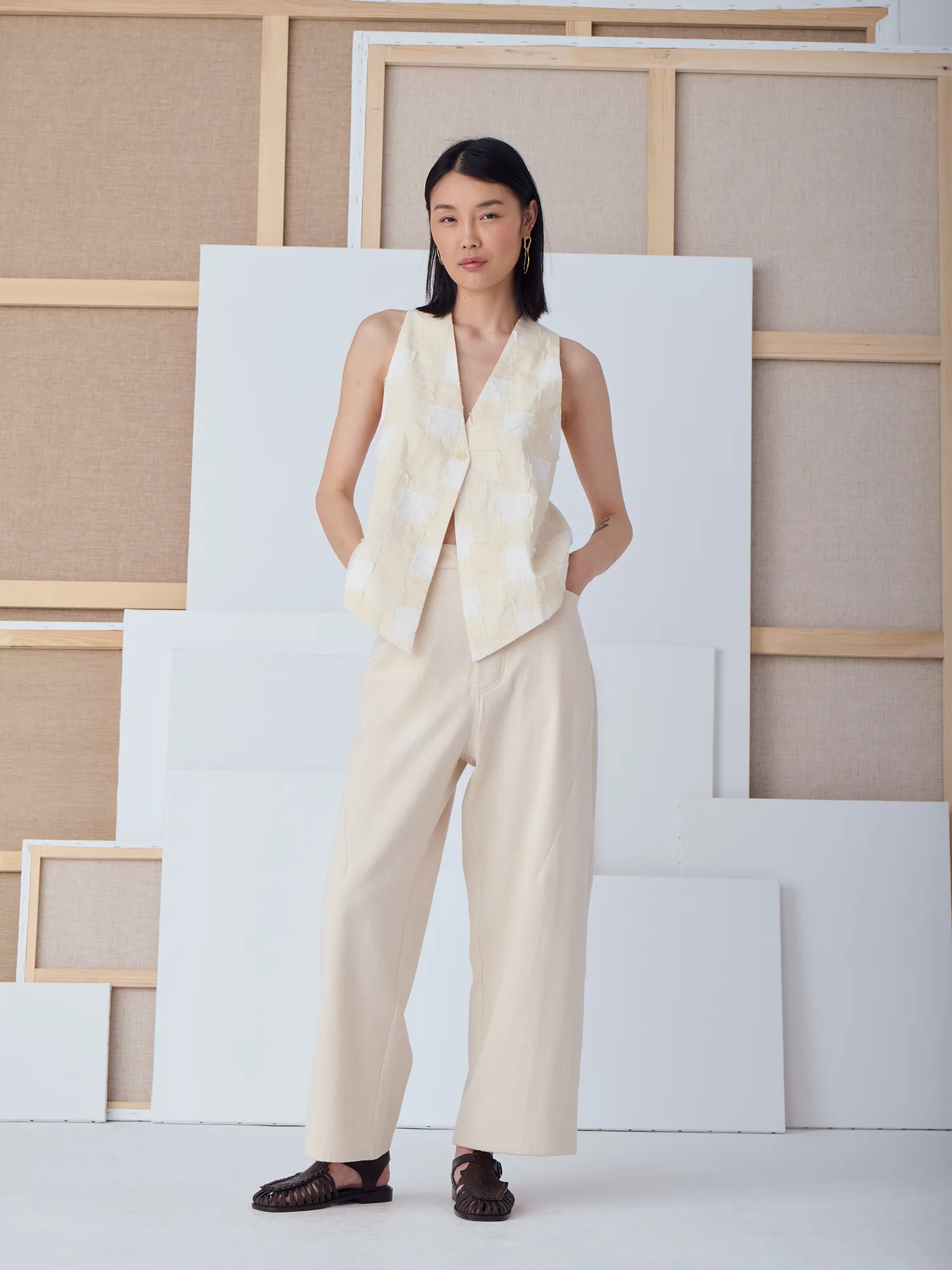 LE GILET PACO - LA TOILE BLANCHE sold by Mii Collection