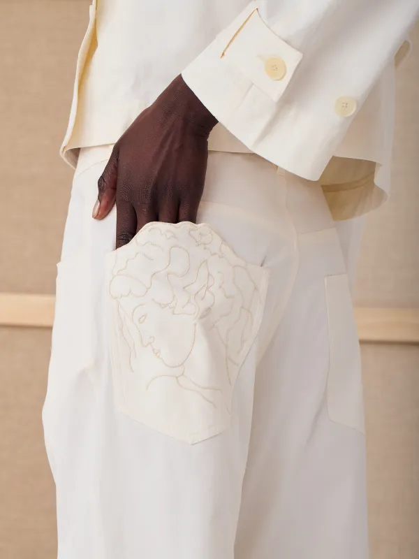 LE PANTALON BASILE - LA SCULPTRICE sold by Mii Collection