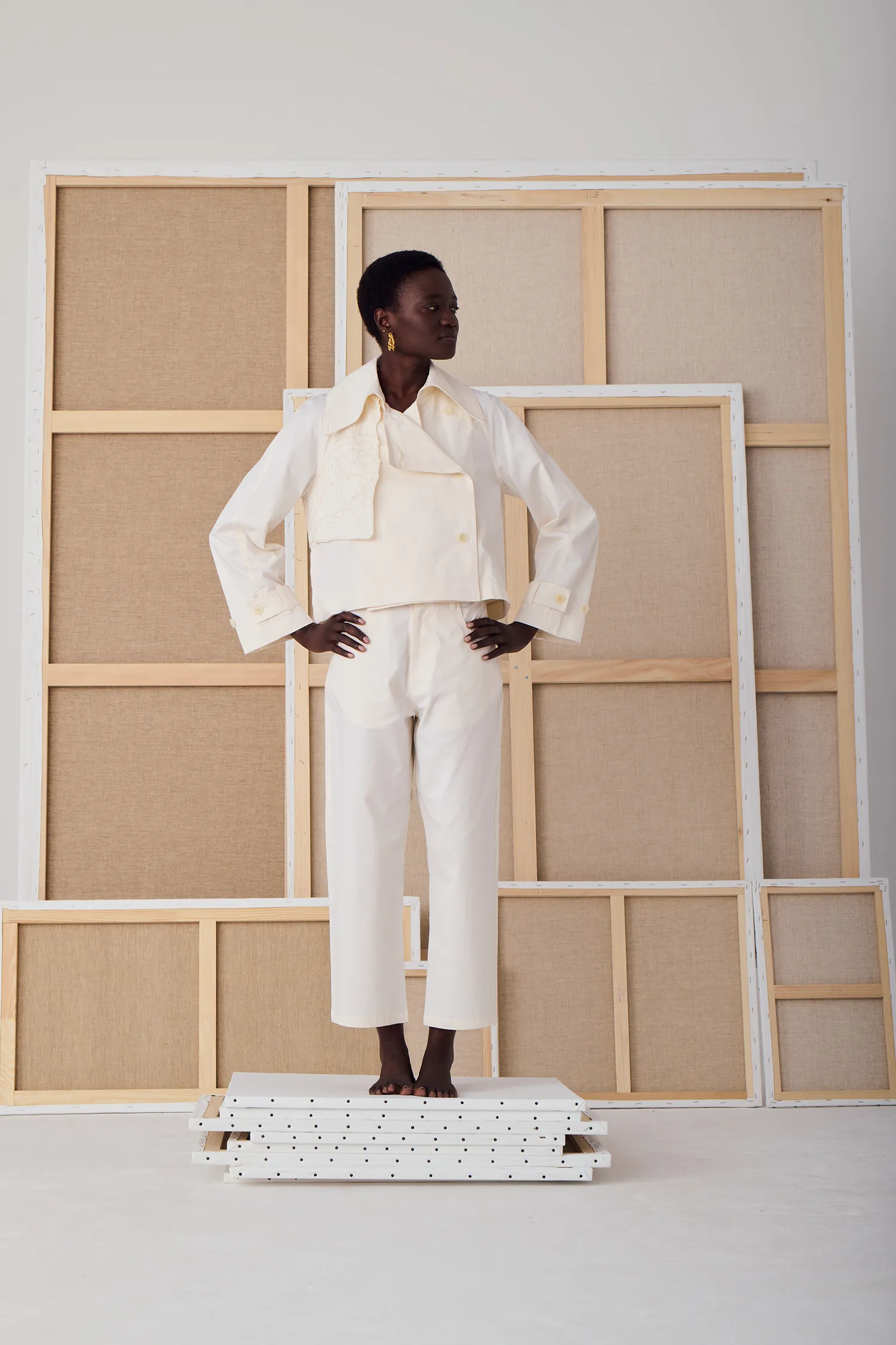 LE PANTALON BASILE - LA SCULPTRICE sold by Mii Collection product image thumbnail 2