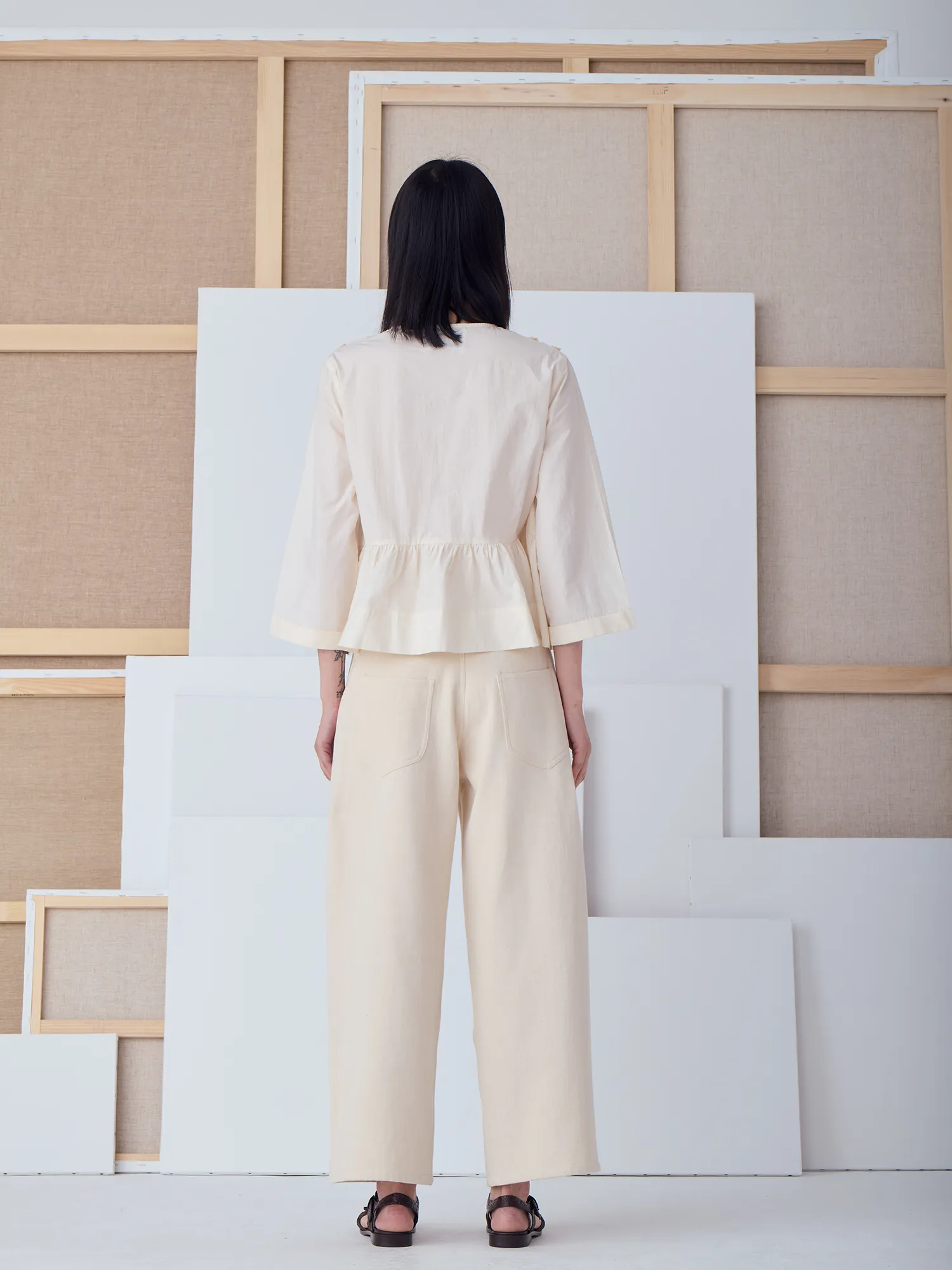 LE TOP ARLETTE - LA TOILE BLANCHE sold by Mii Collection product image thumbnail 4