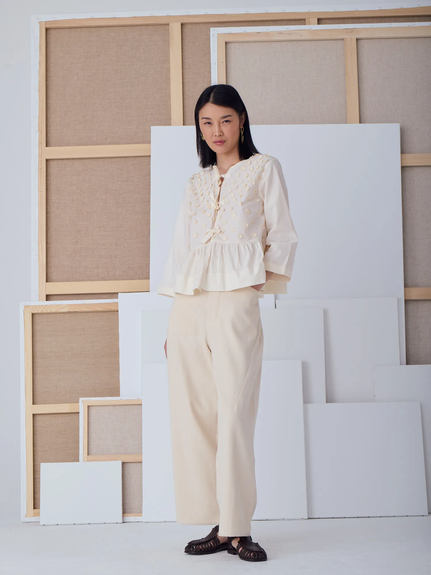 LE TOP ARLETTE - LA TOILE BLANCHE sold by Mii Collection product image thumbnail 2