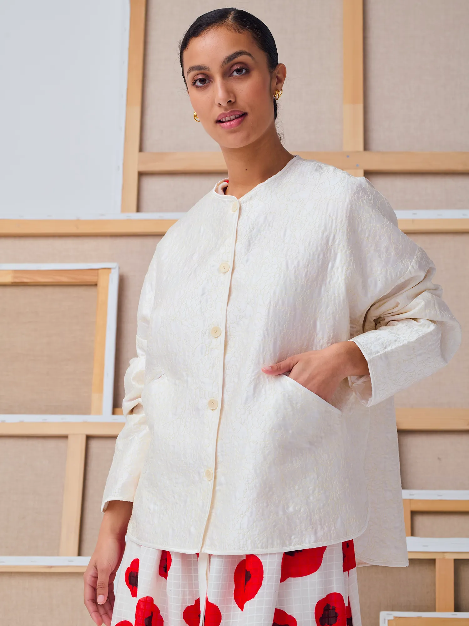 LA VESTE DITI - LA TOILE BLANCHE sold by Mii Collection product image thumbnail 3