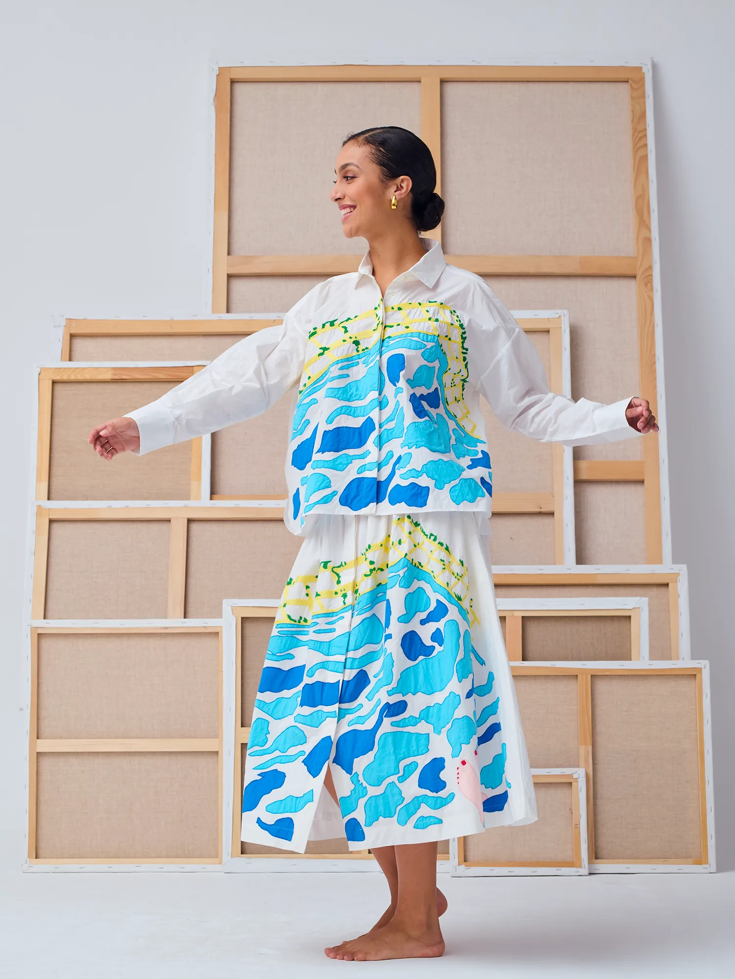 LA CHEMISE GRETA - LA PISCINE sold by Mii Collection product image thumbnail 3