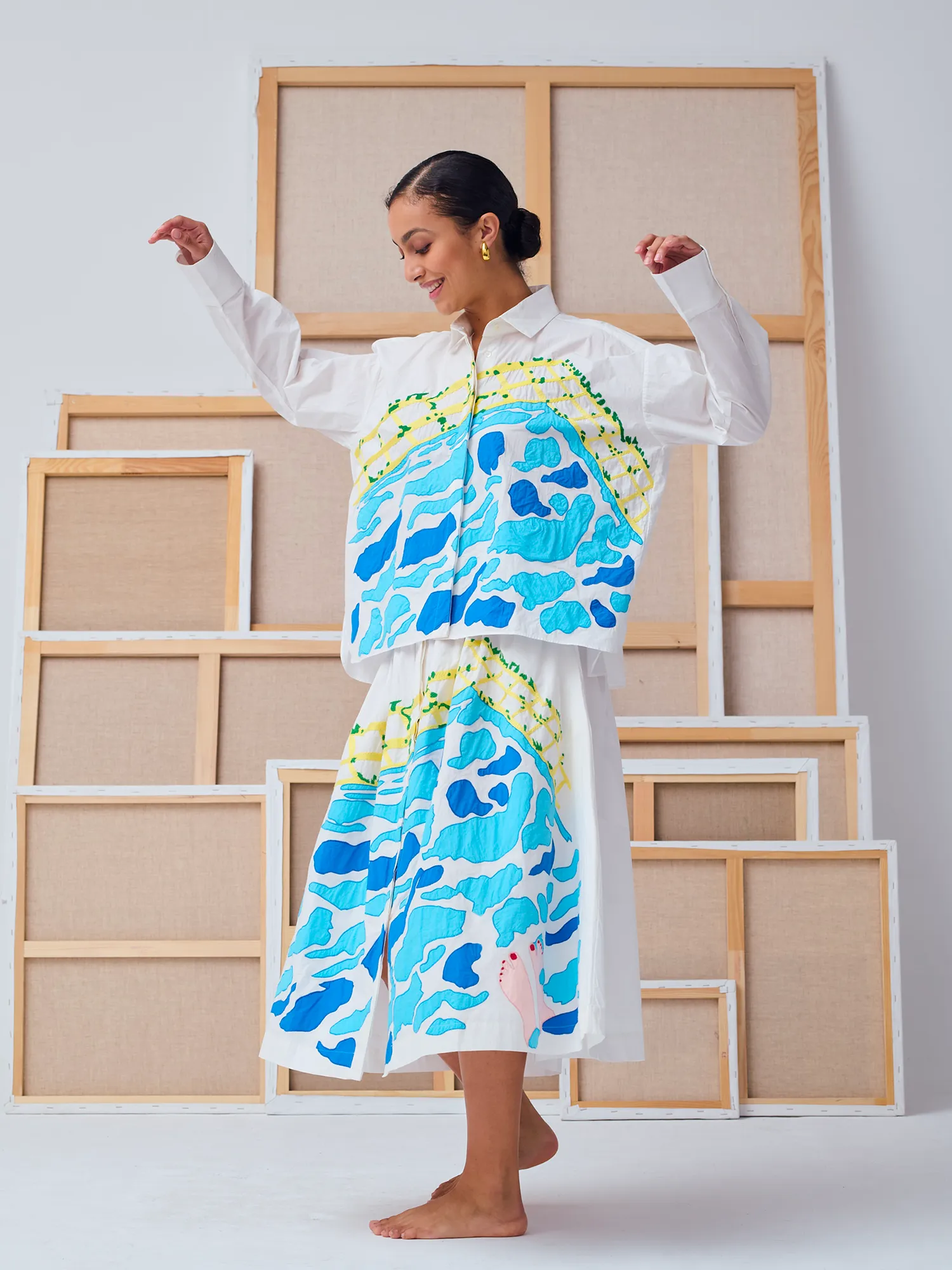 LA CHEMISE GRETA - LA PISCINE sold by Mii Collection product image thumbnail 2