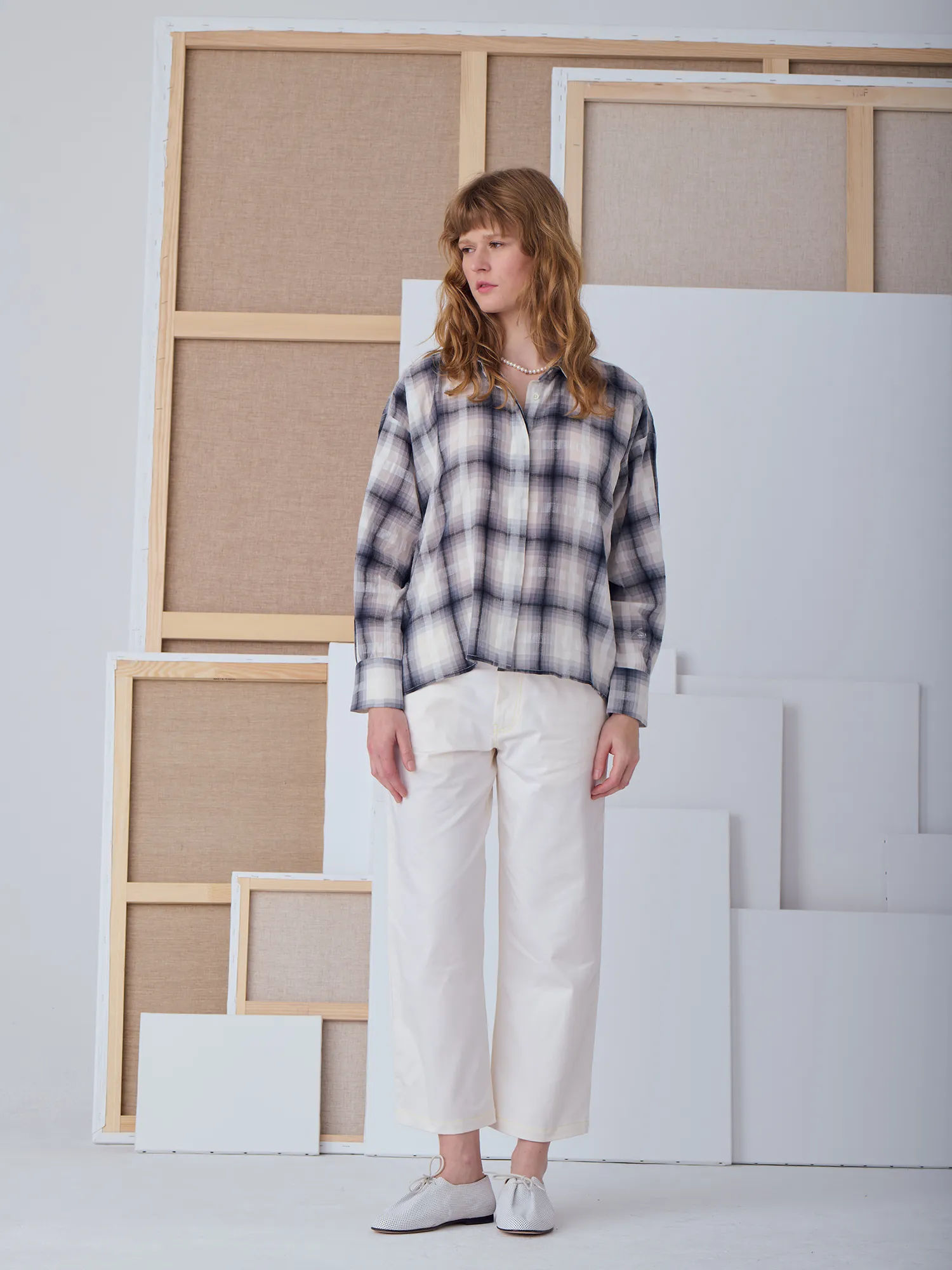 LA CHEMISE GRETA - FUSAIN sold by Mii Collection product image thumbnail 5