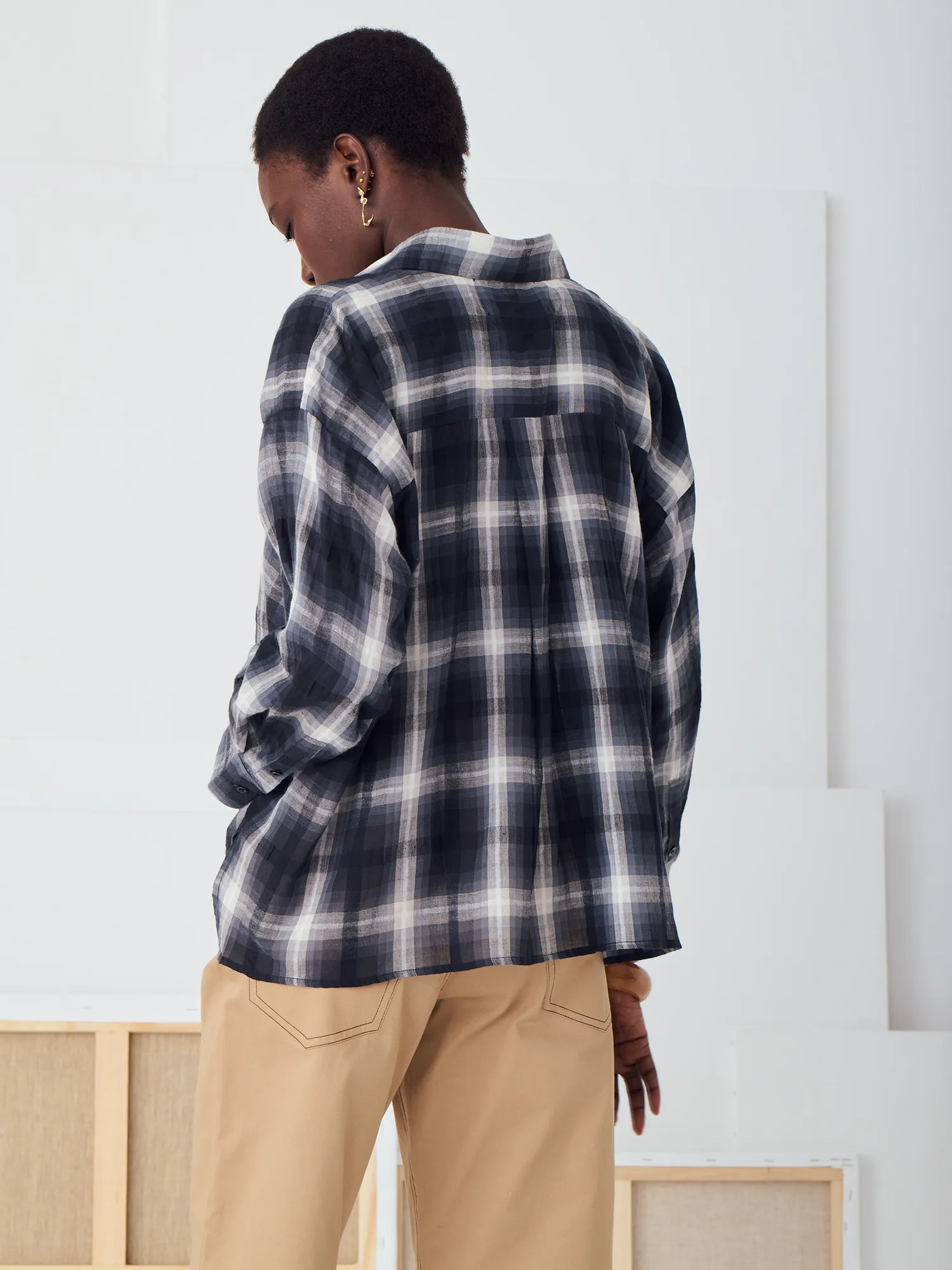 LA CHEMISE GRETA - FUSAIN sold by Mii Collection product image thumbnail 3