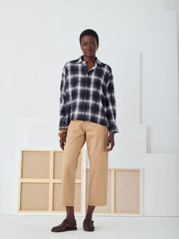 LA CHEMISE GRETA - FUSAIN made by Mii Collection