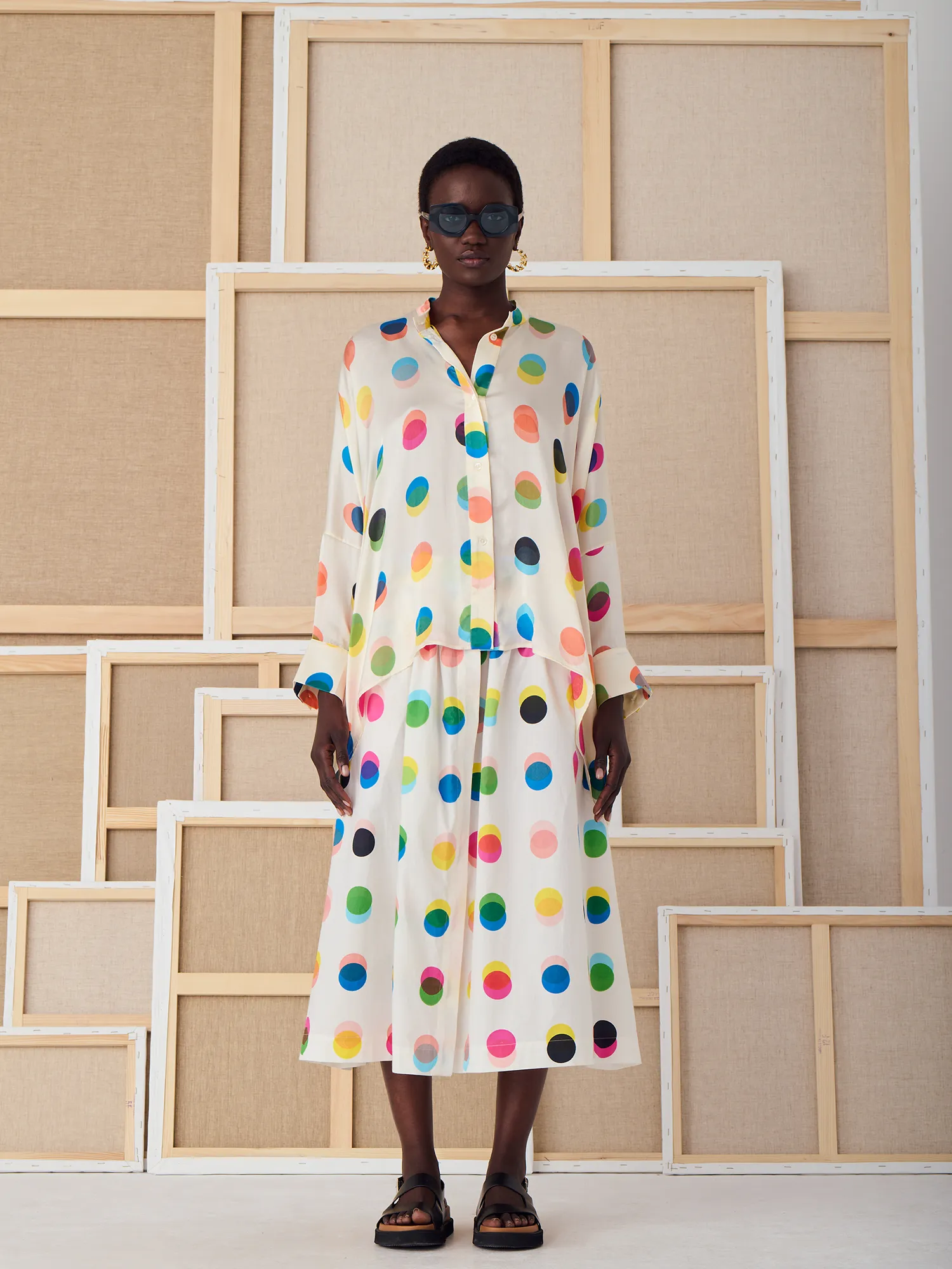LA JUPE MONA - NUANCIER À POIS sold by Mii Collection product image thumbnail 4