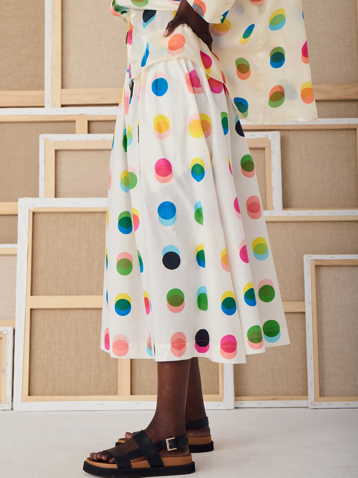 LA JUPE MONA - NUANCIER À POIS sold by Mii Collection product image thumbnail 2