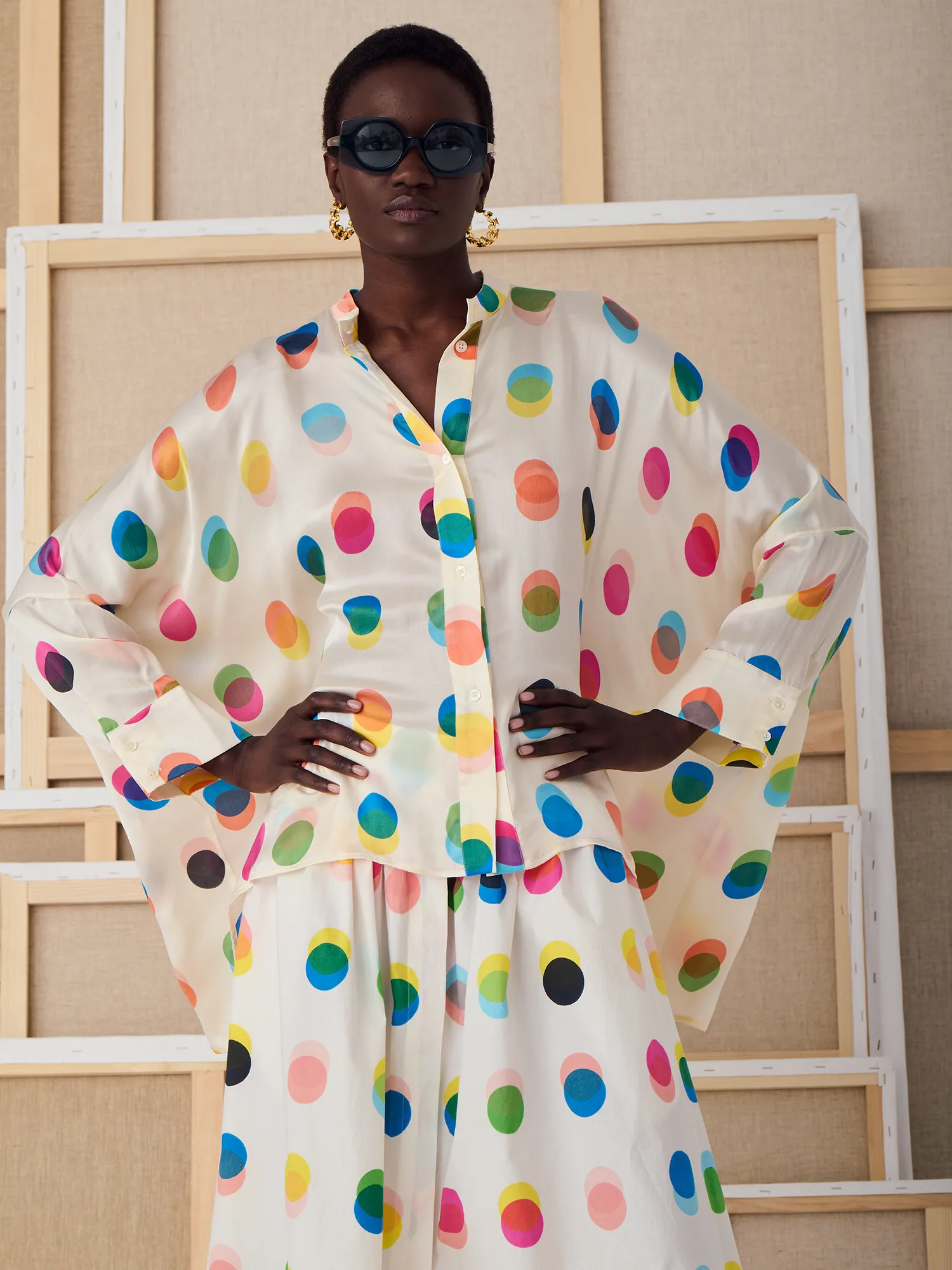 LA CHEMISE OLGA - NUANCIER À POIS sold by Mii Collection product image thumbnail 5