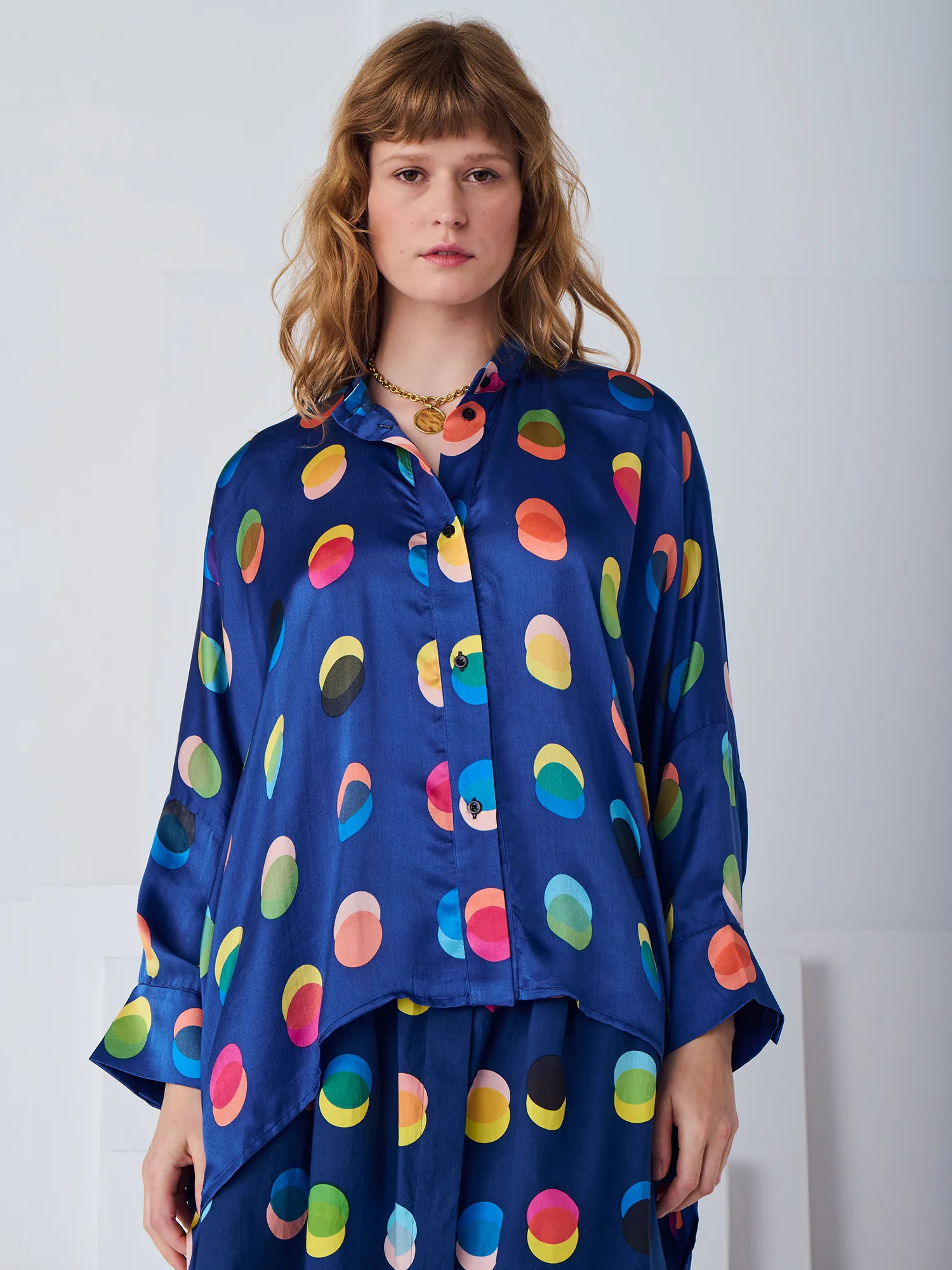 LA CHEMISE OLGA - NUANCIER À POIS sold by Mii Collection