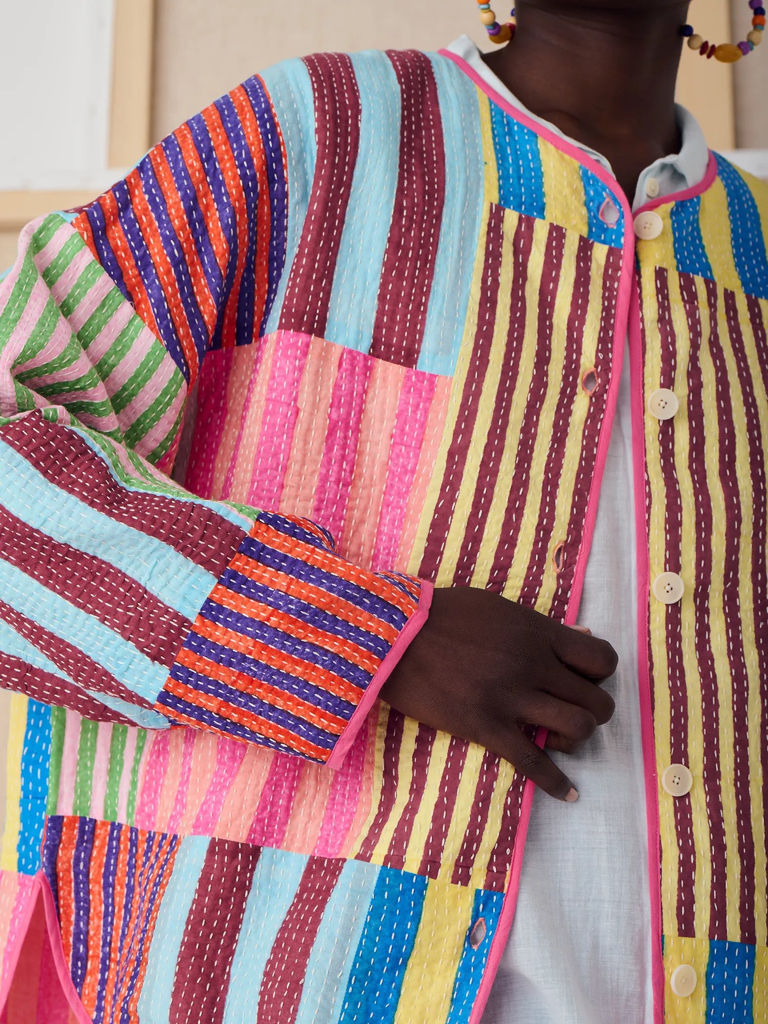 LA VESTE DITI - PATCHWORK sold by Mii Collection product image thumbnail 3