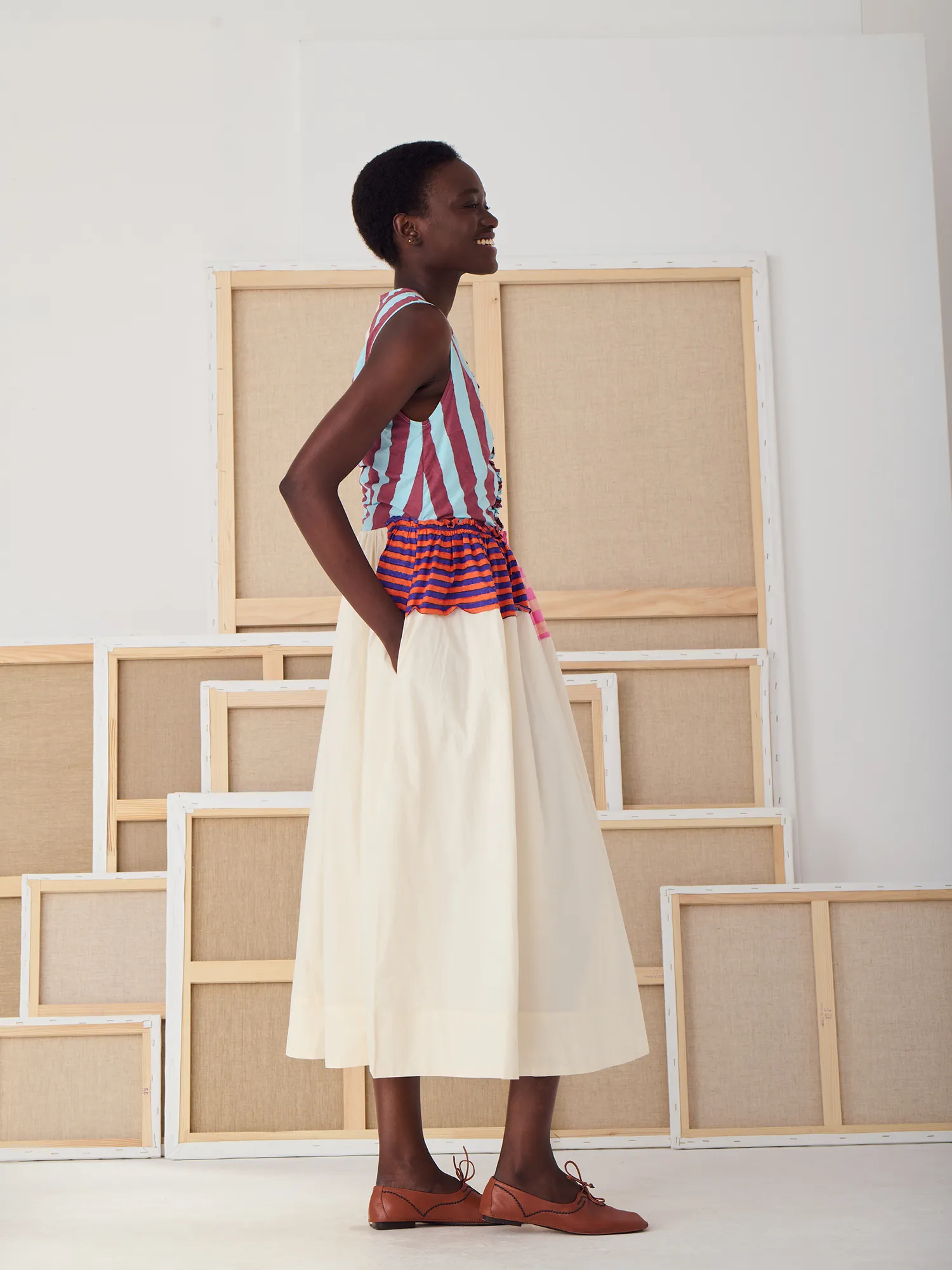 LA ROBE ILANA - PATCHWORK sold by Mii Collection product image thumbnail 3