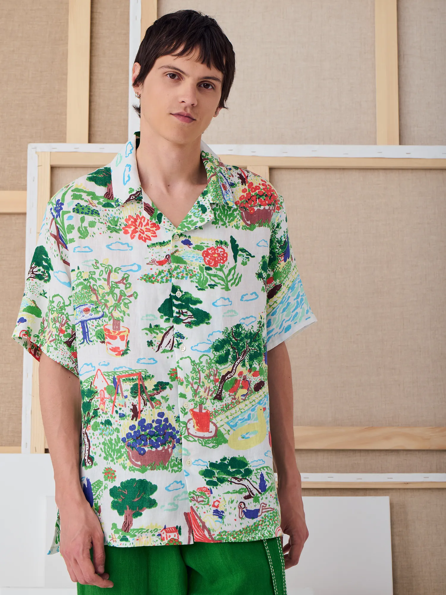 LA CHEMISE ALOHA - LA DESSINATRICE sold by Mii Collection product image thumbnail 2
