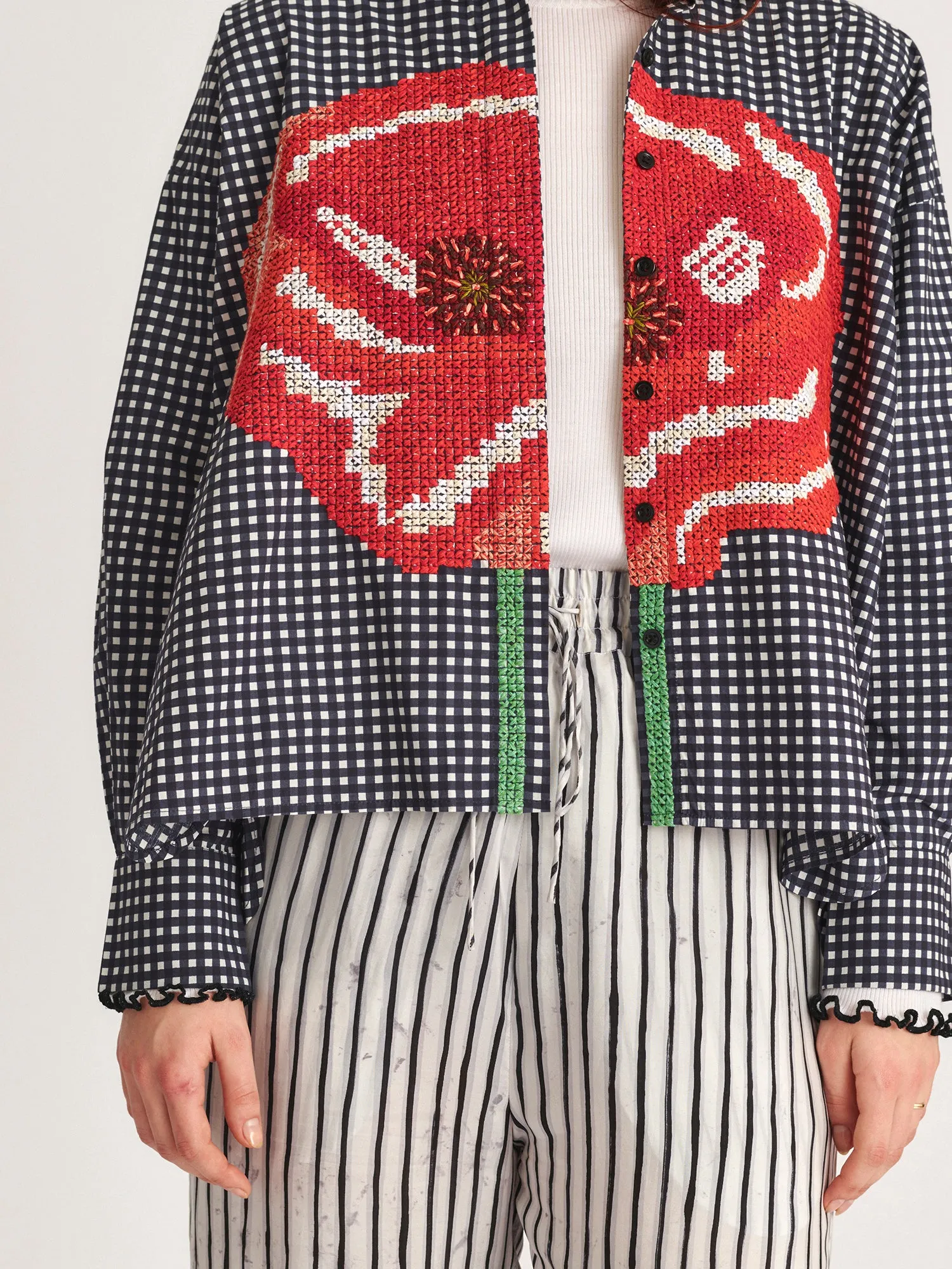 LA CHEMISE GRETA - LE COQUELICOT sold by Mii Collection product image thumbnail 3