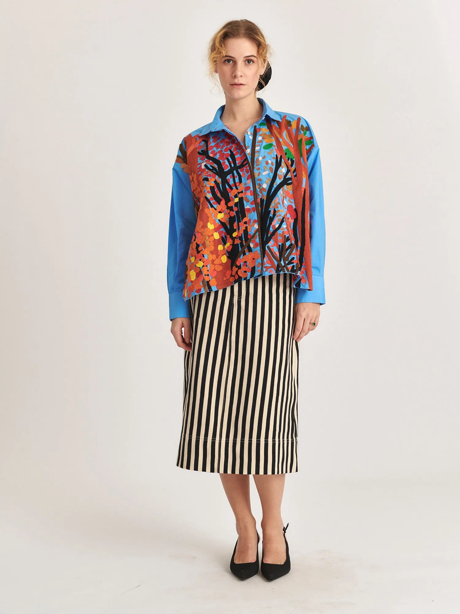 LA CHEMISE GRETA - LA FORET sold by Mii Collection