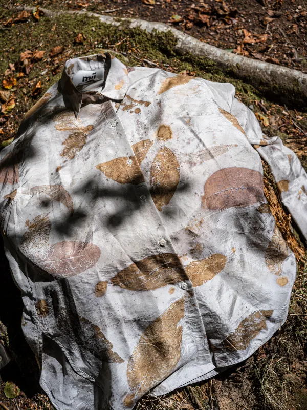 LA CHEMISE MIRABELLE - LES FEUILLES MORTES made by Mii Collection