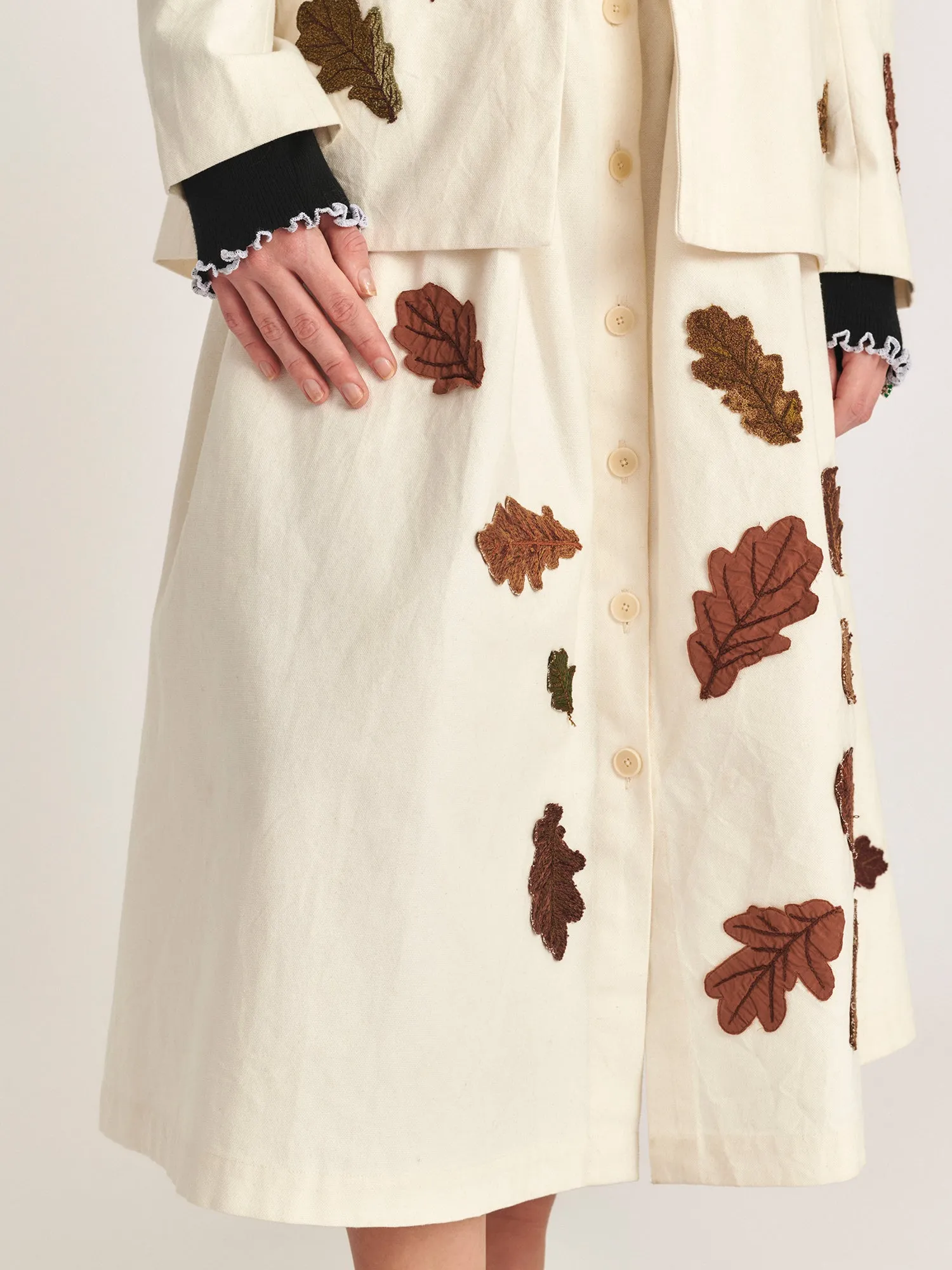 LA JUPE MONA - LES FEUILLES MORTES sold by Mii Collection product image thumbnail 3