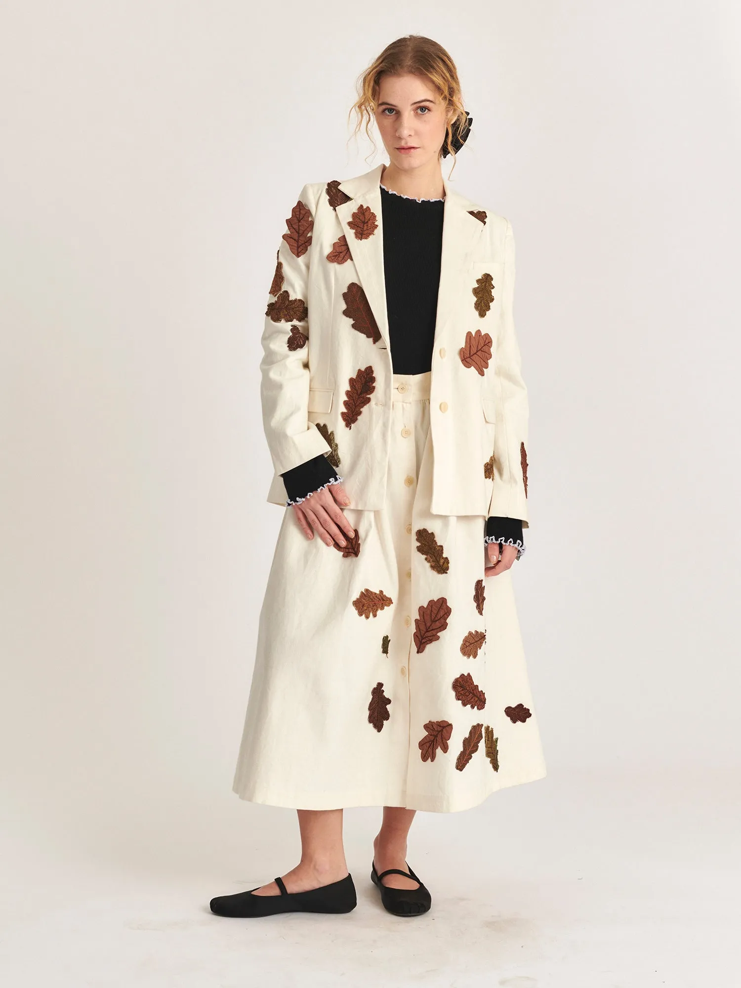 LA JUPE MONA - LES FEUILLES MORTES sold by Mii Collection product image thumbnail 2