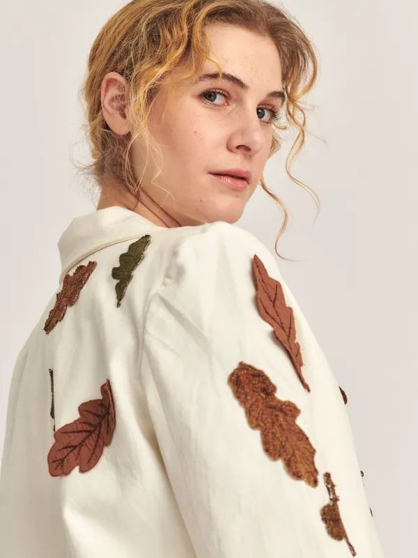 LA VESTE TITI - LES FEUILLES MORTES made by Mii Collection