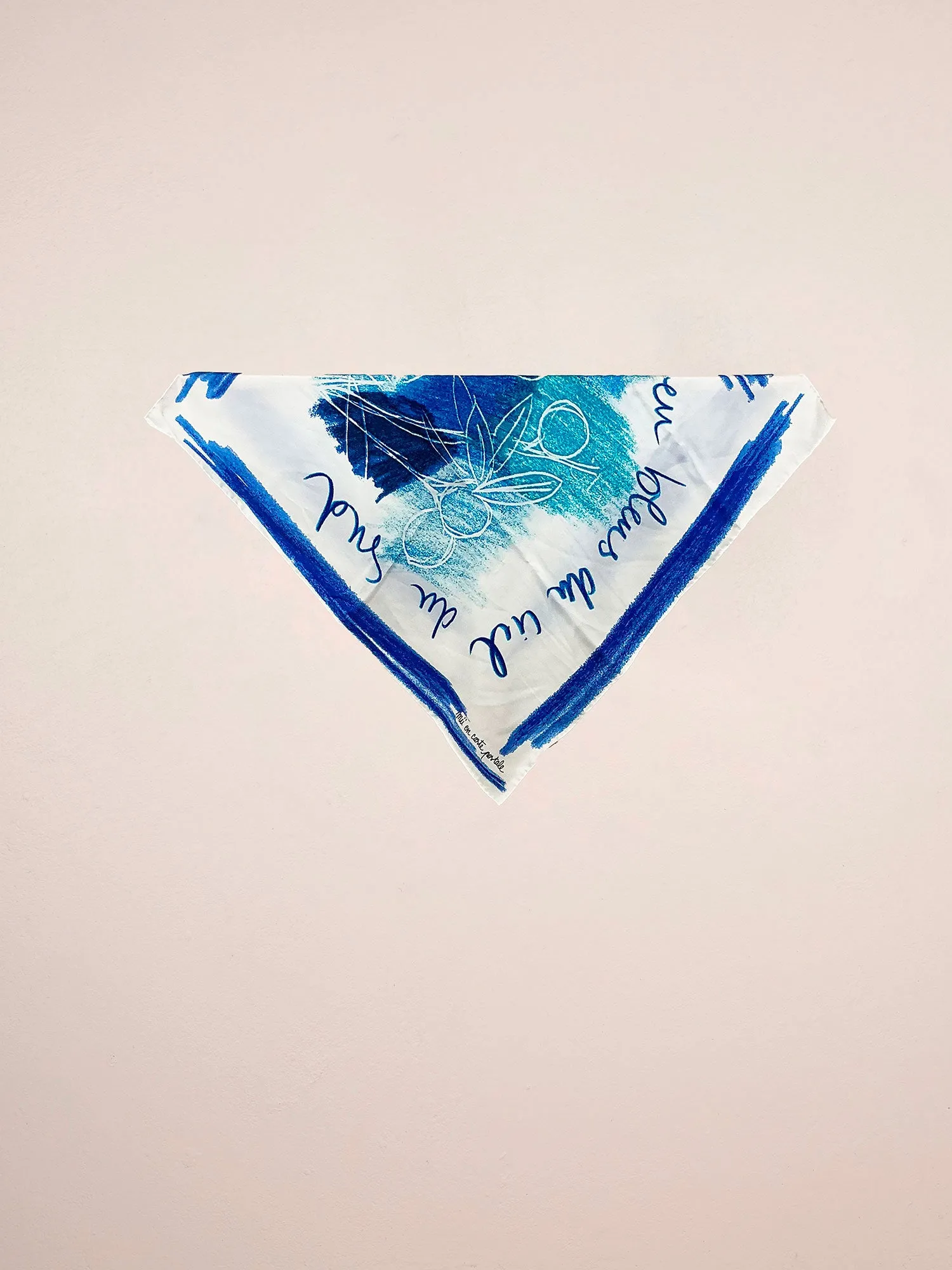 CARRE OLIVES BLEUES - LA PROVENCE sold by Mii Collection