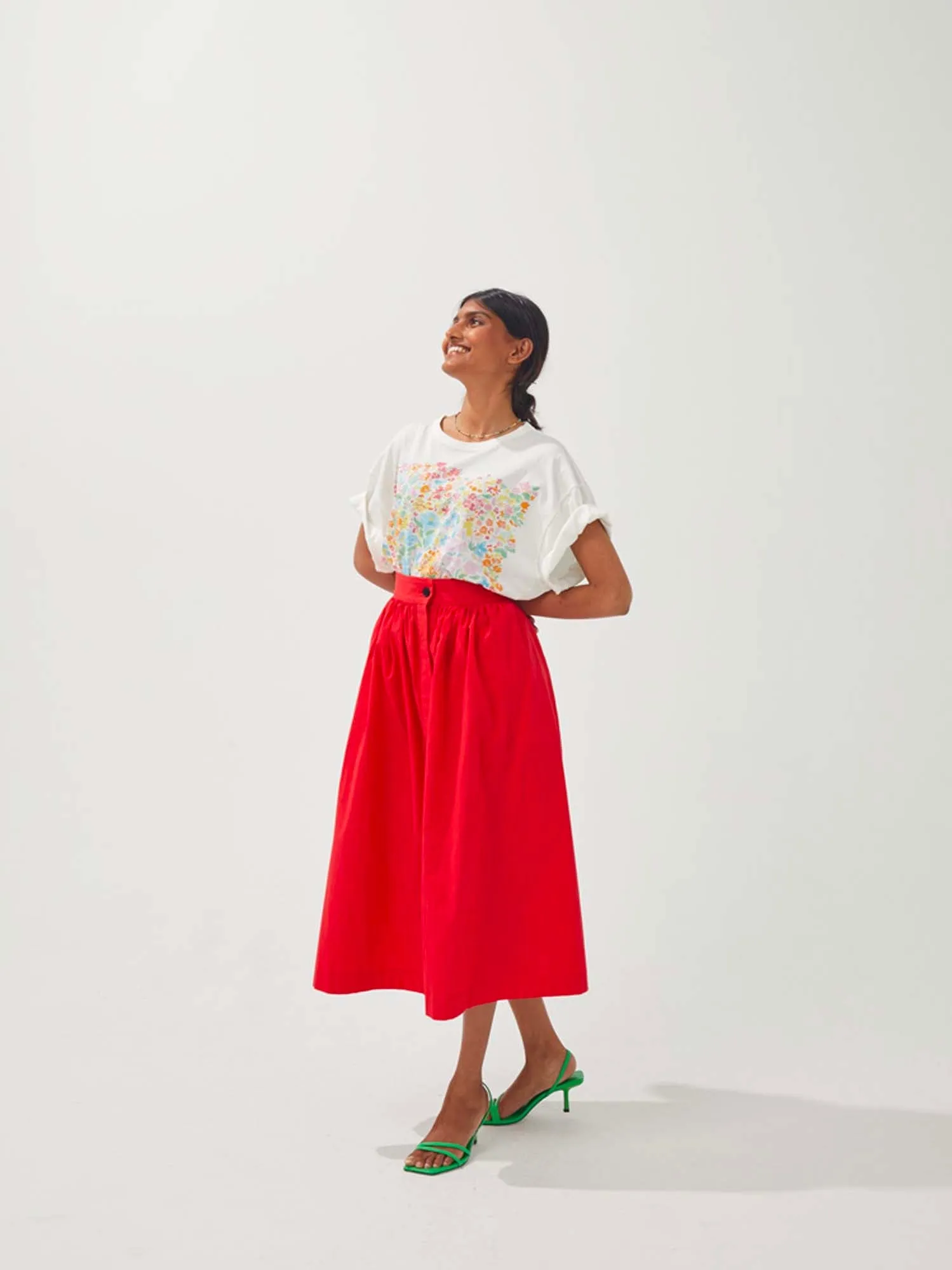 LA JUPE MONA ROUGE - LES UNIS sold by Mii Collection product image thumbnail 2