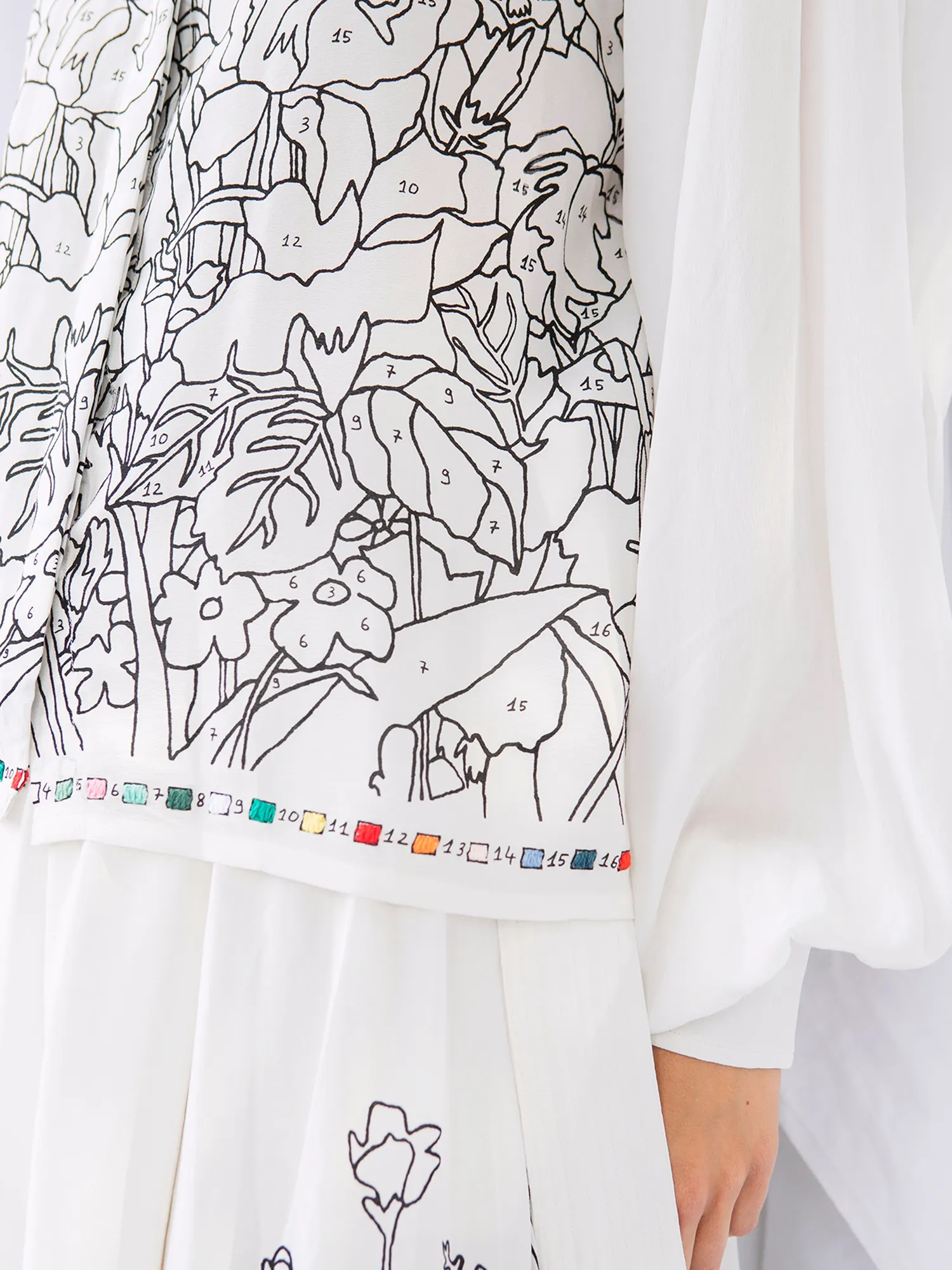 LA JUPE MARIE-AGNES - COLORIAGE sold by Mii Collection product image thumbnail 2