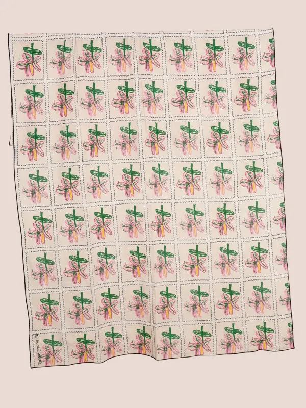 FOULARD FLEURS MINA - LA PROVENCE made by Mii Collection