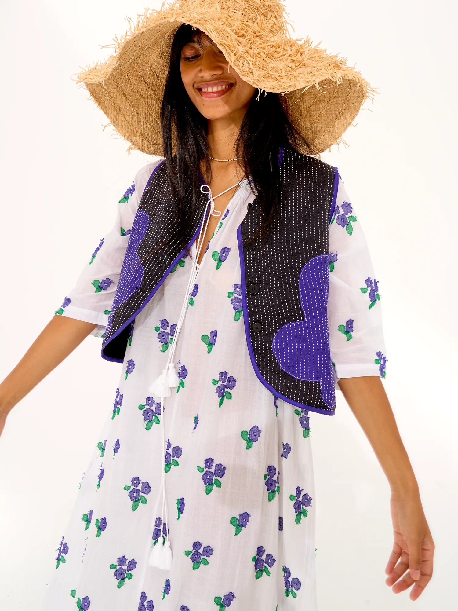 LE GILET CHANA - KANTHA sold by Mii Collection product image thumbnail 3
