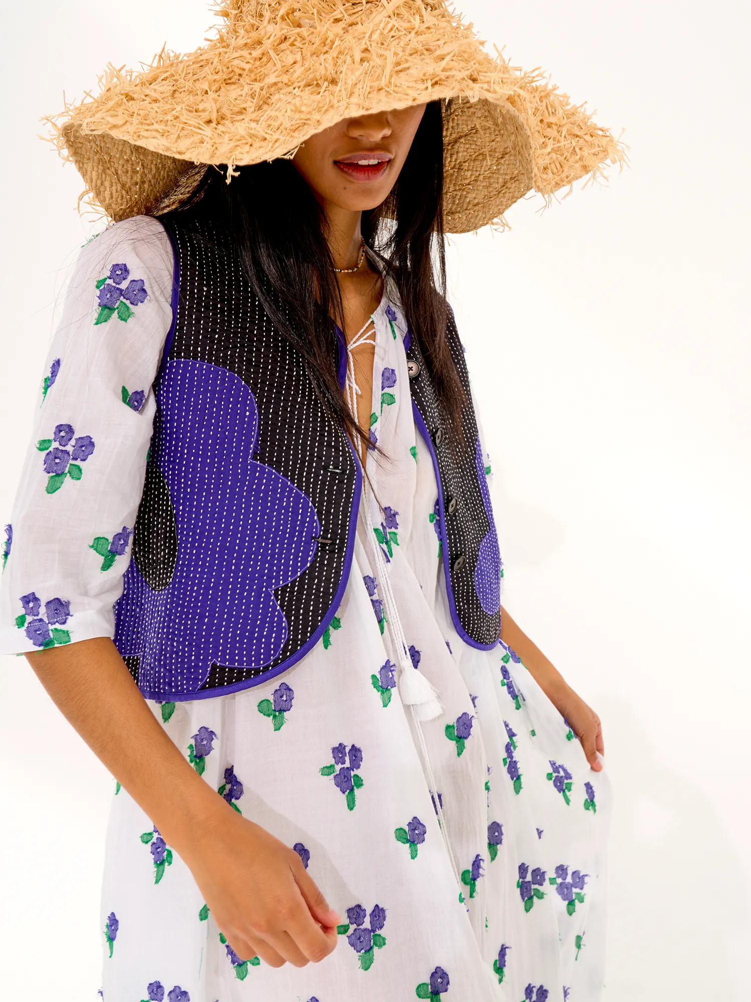 LE GILET CHANA - KANTHA sold by Mii Collection product image thumbnail 2