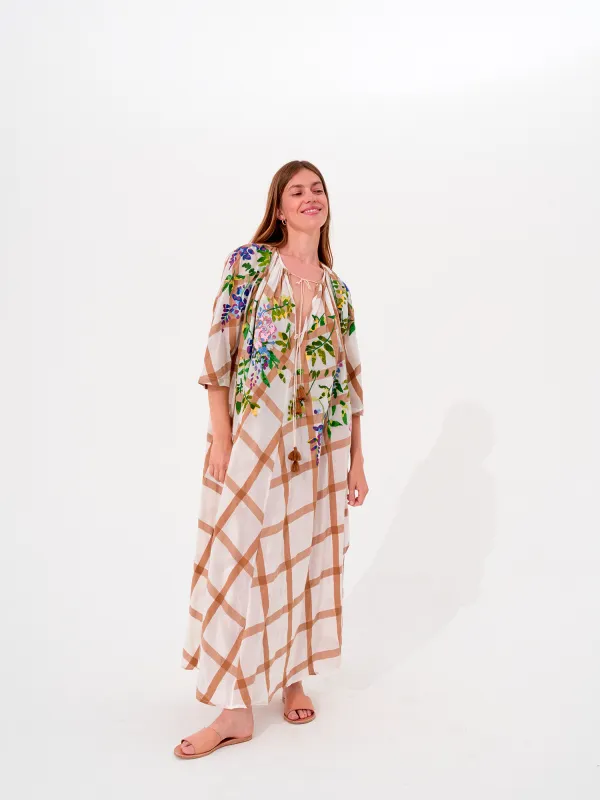 LA DJELLABA SHERAZADE - TREILLIS made by Mii Collection