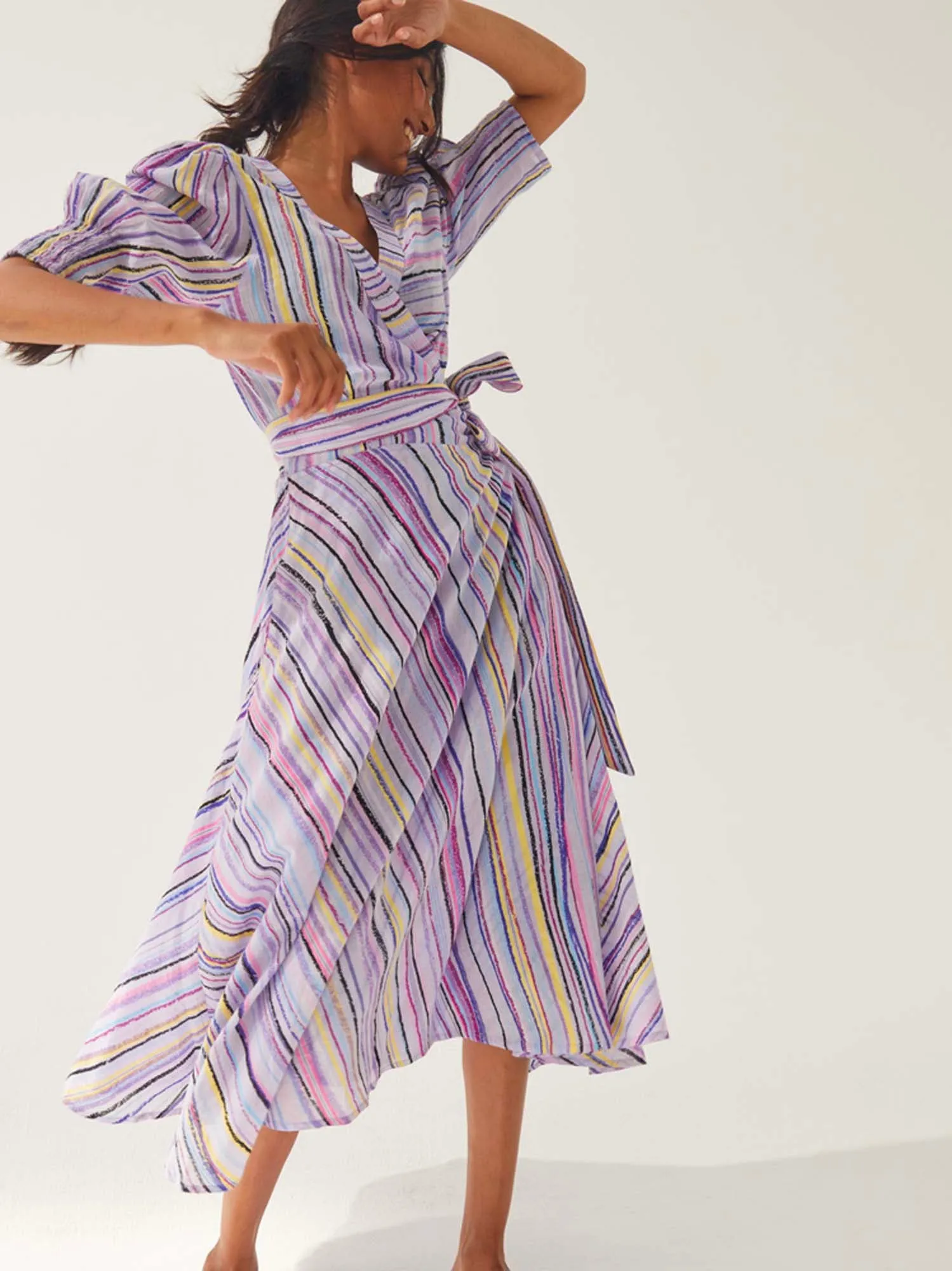 LA ROBE LUCILE - LES RAYÉES sold by Mii Collection