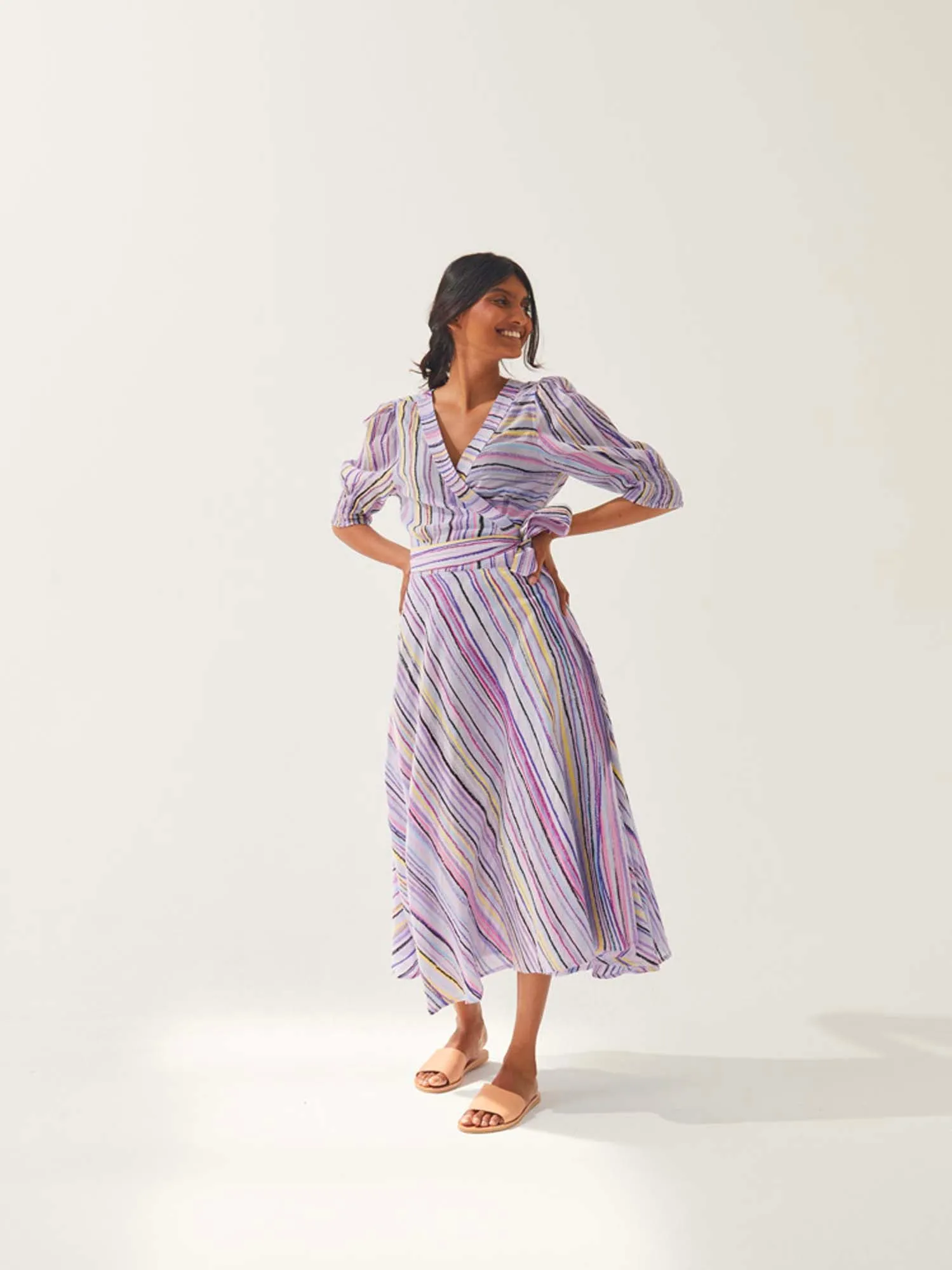 LA ROBE LUCILE - LES RAYÉES sold by Mii Collection product image thumbnail 2