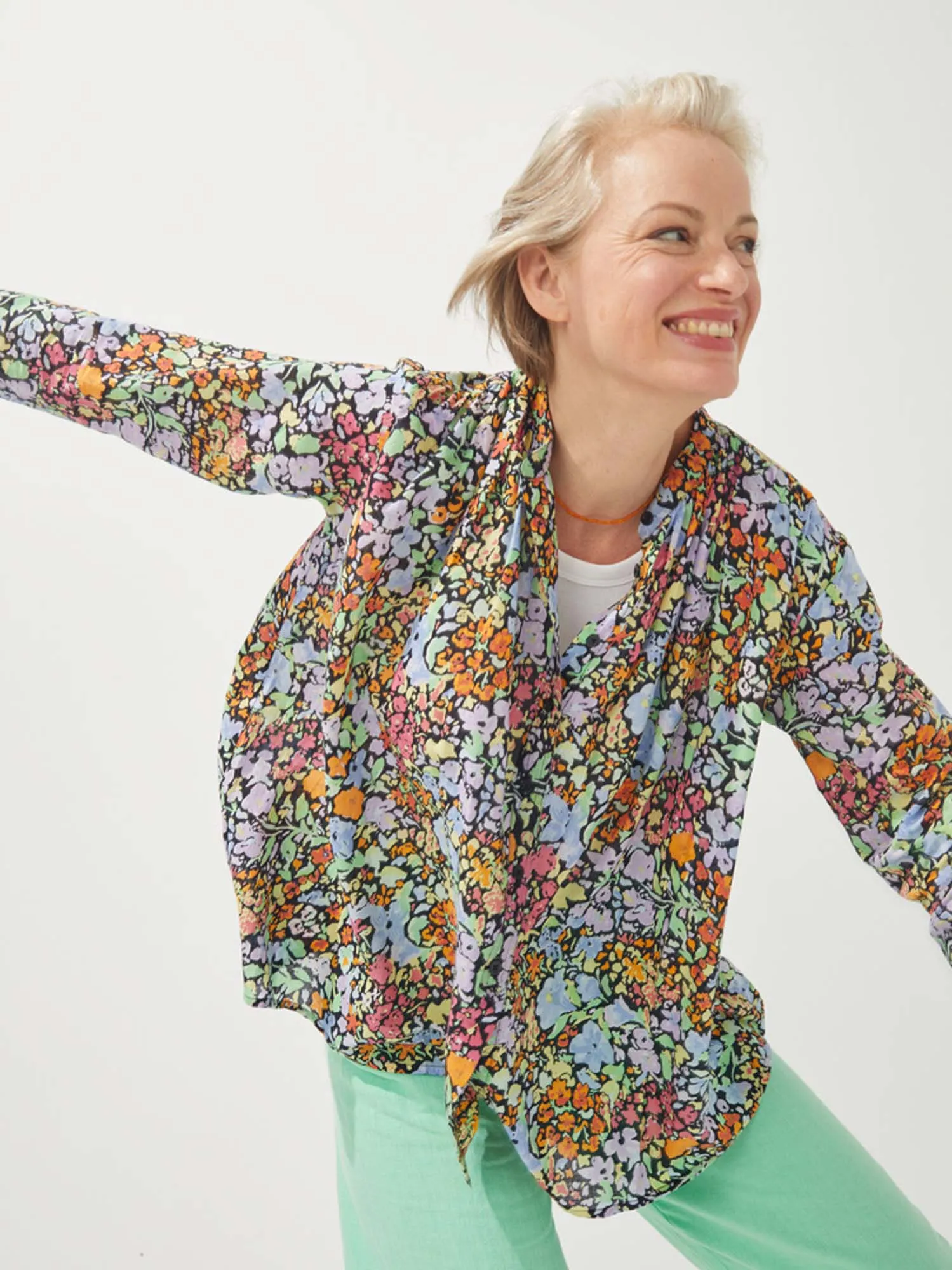 LA BLOUSE NATHALIE - LE CHAMPS DE FLEURS sold by Mii Collection product image thumbnail 5