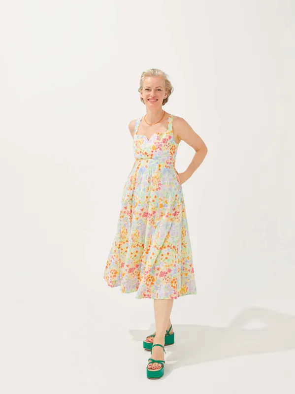 LA ROBE SWING - LE CHAMPS DE FLEURS made by Mii Collection